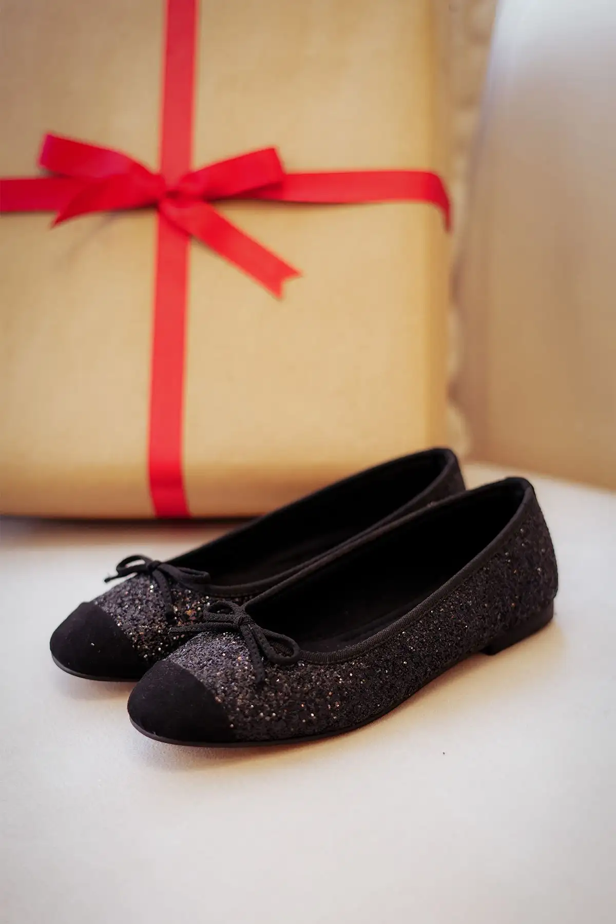 پاپیون بالرین فلت زنانه Fanbe Black - 818 پاپیون بالرین فلت زنانه Fanbe Black - 818