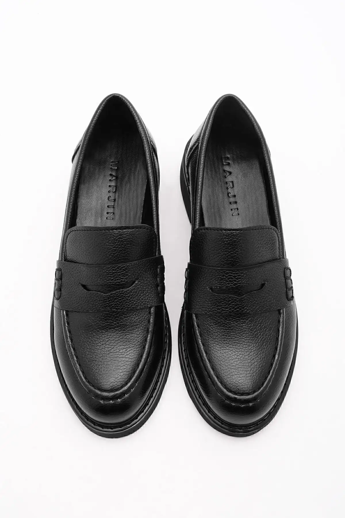 کفش زنانه لوفر روزانه کلاسیک کژوال موکاسین فونله مشکی - 796 کفش زنانه لوفر روزانه کلاسیک کژوال موکاسین فونله مشکی - 796