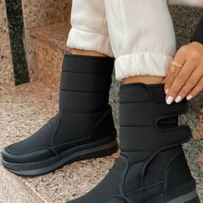 چکمه های برفی یونیسکس زیره حرارتی خزدار داخلی بدون لغزش - 1026