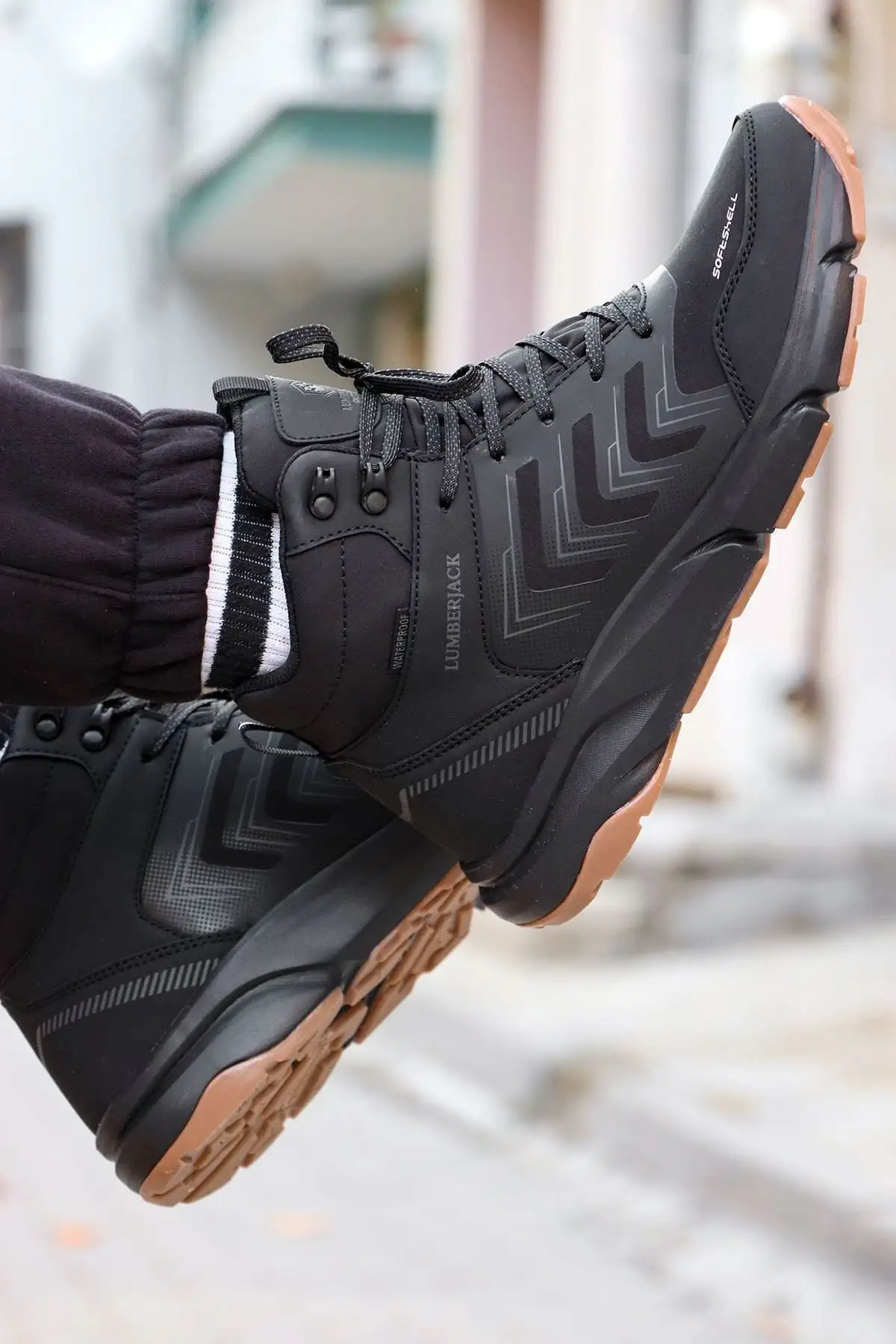 چکمه های مردانه در فضای باز ضد آب کفی راحت هری - 1041 چکمه های مردانه در فضای باز ضد آب کفی راحت هری - 1041