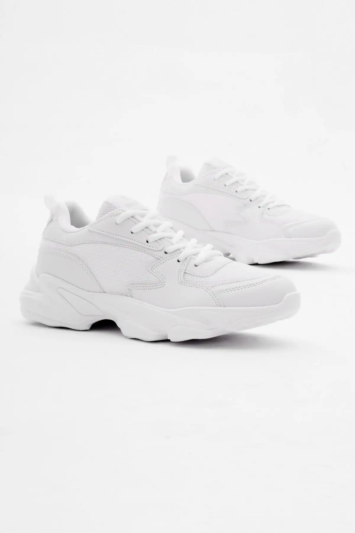 کفش اسپرت یونیسکس سفید زیپ - 286 کفش اسپرت یونیسکس سفید زیپ - 286