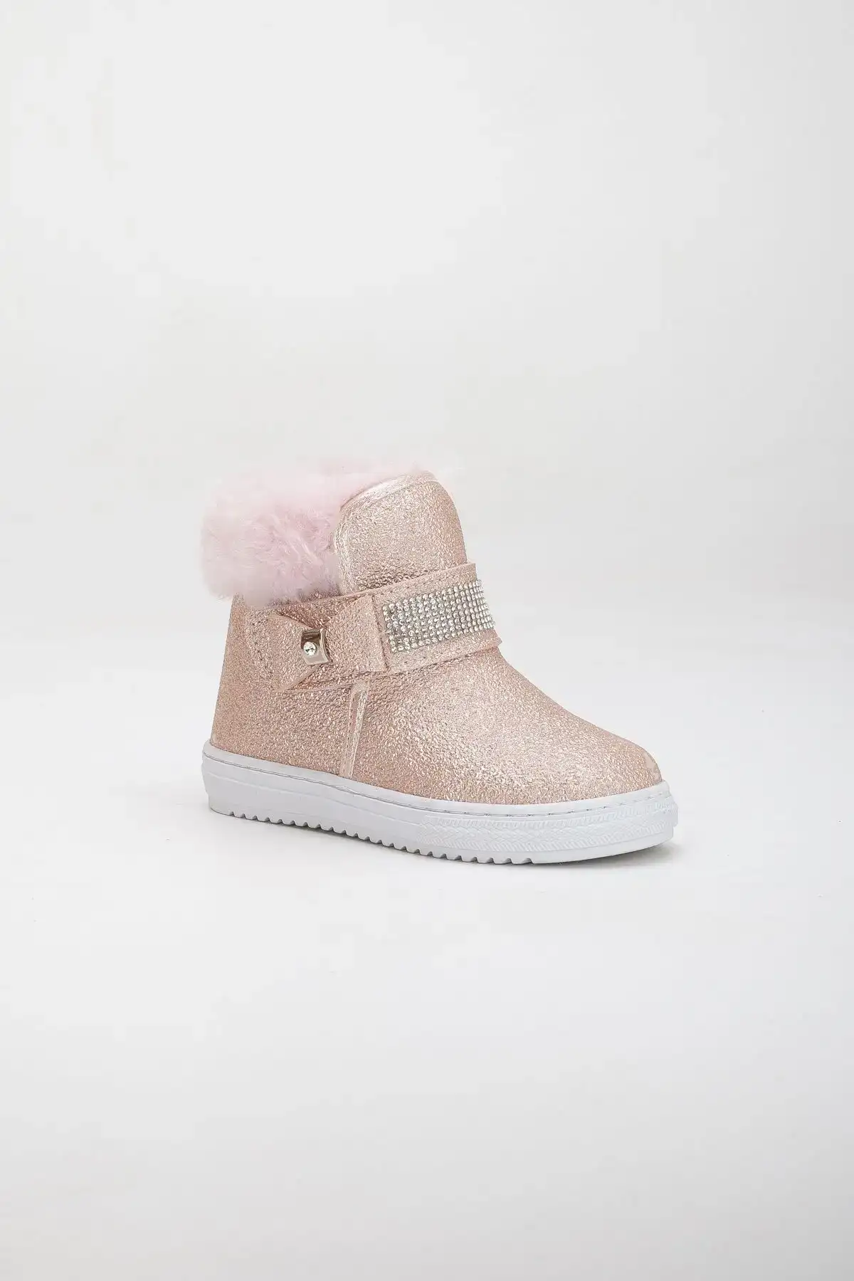 چکمه های چرم مصنوعی خز مصنوعی آناتومیک برند Pıngu صورتی - 176 چکمه های چرم مصنوعی خز مصنوعی آناتومیک برند Pıngu صورتی - 176