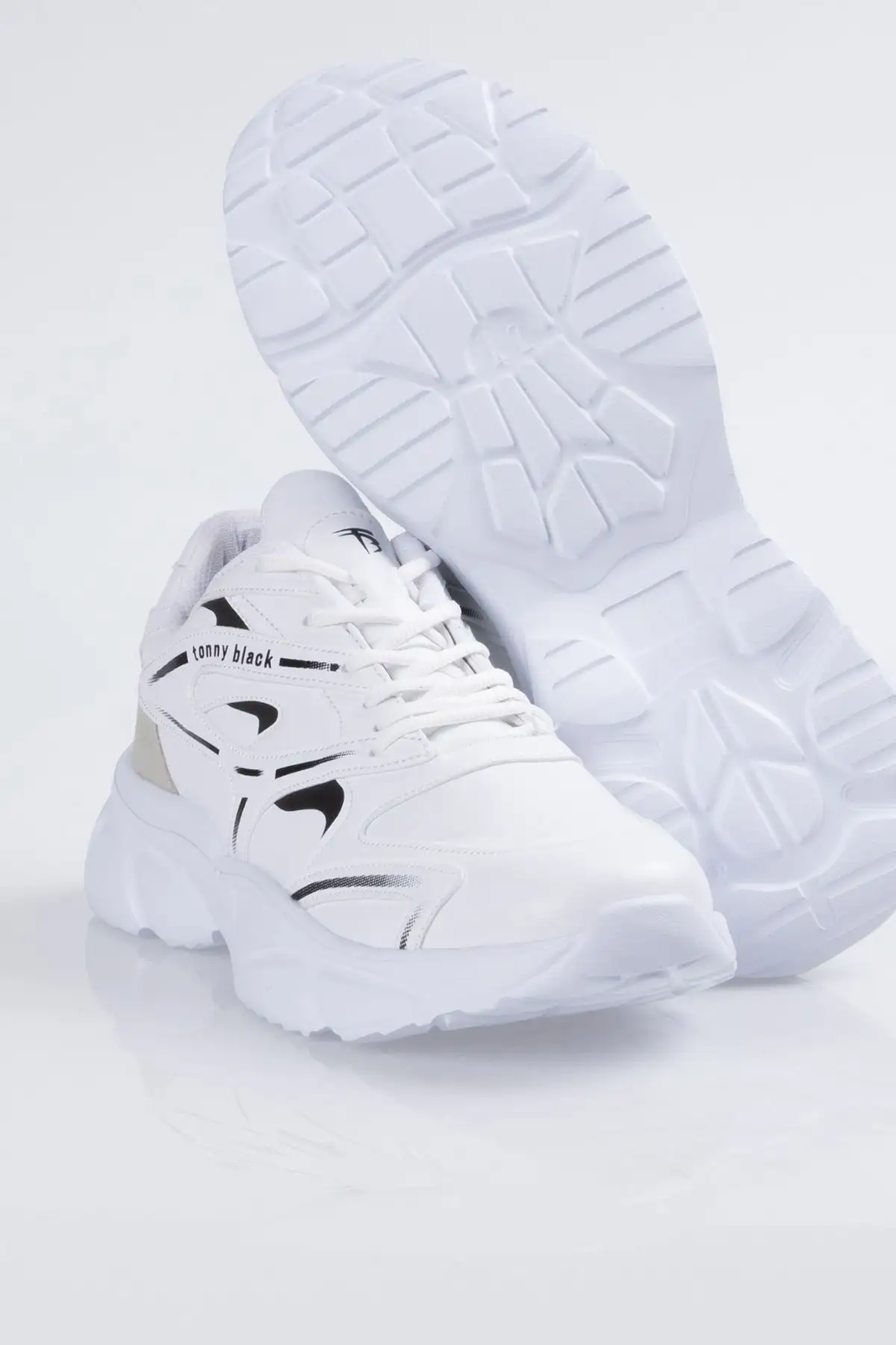 کفش اسپرت کفی یونیسکس سفید Faylon Tbb013 - 10 کفش اسپرت کفی یونیسکس سفید Faylon Tbb013 - 10