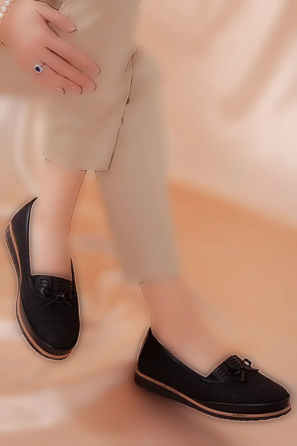 کفش تخت زنانه روزانه D191 - 1183 کفش تخت زنانه روزانه D191 - 1183