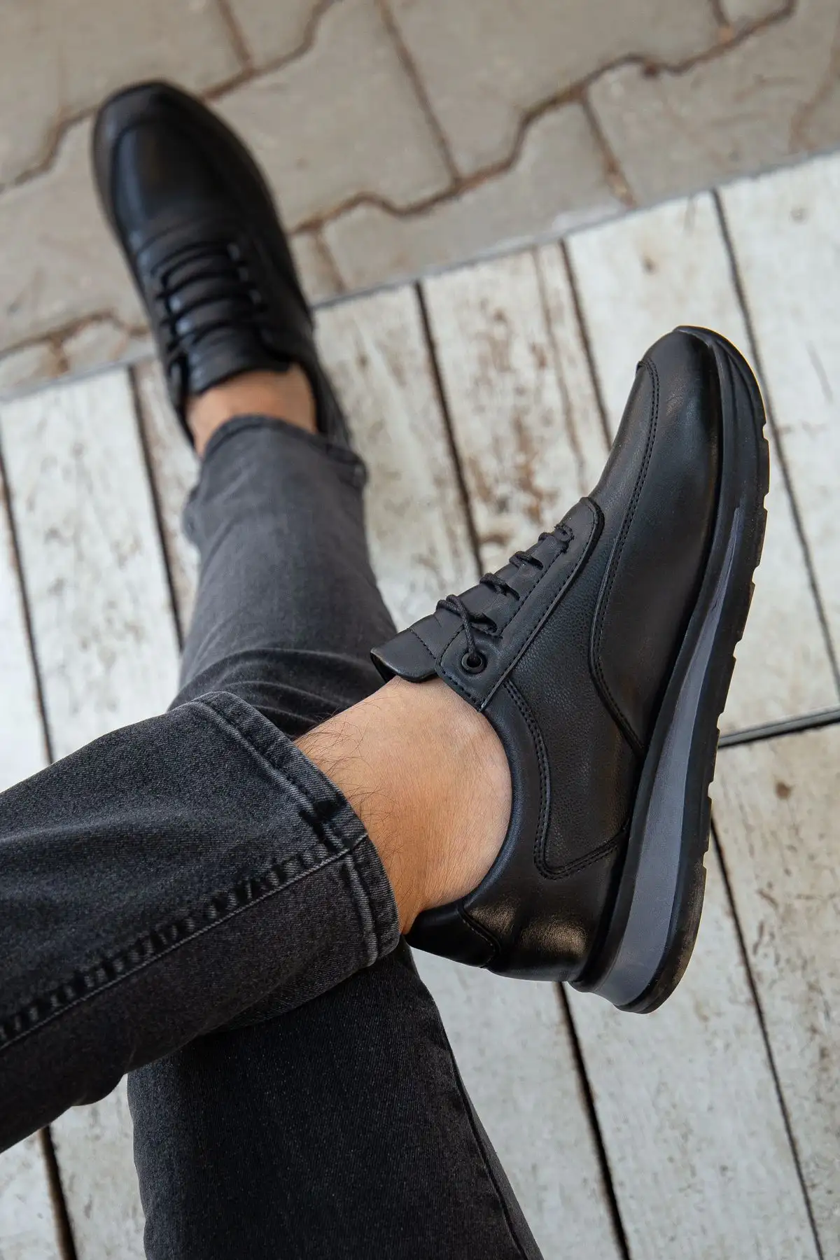 کفش گارانتی کلاسیک مردانه ارتوپدی روزانه D0315 - 502 کفش گارانتی کلاسیک مردانه ارتوپدی روزانه D0315 - 502