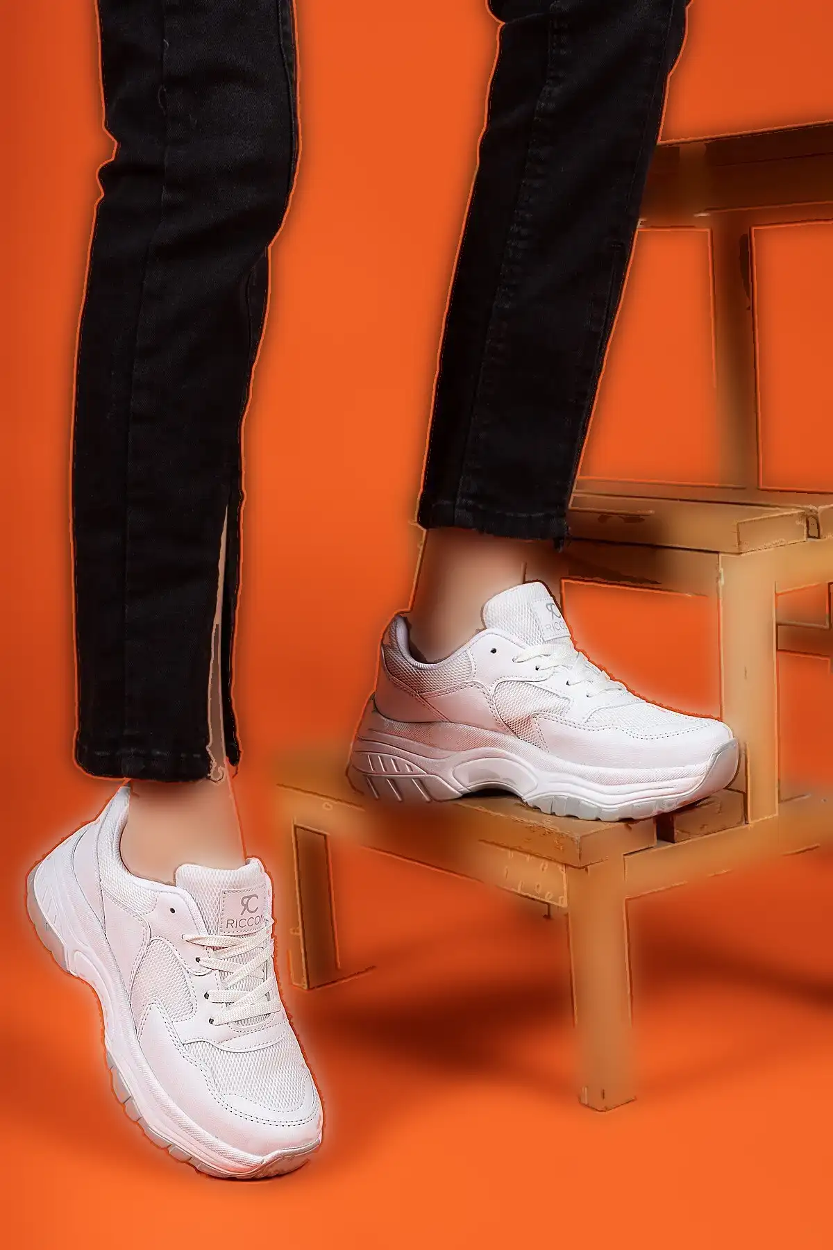 کفش کتانی زنانه سفید 0012140 - 314 کفش کتانی زنانه سفید 0012140 - 314