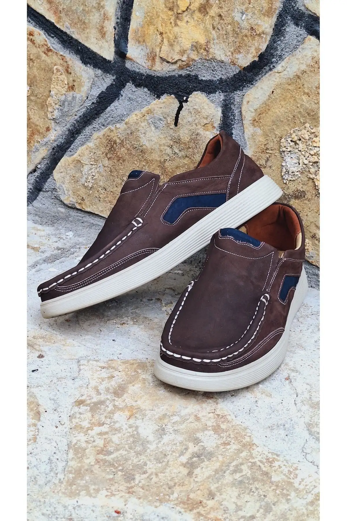 کفش مردانه روزانه چرمی نوبوک - 694 کفش مردانه روزانه چرمی نوبوک - 694