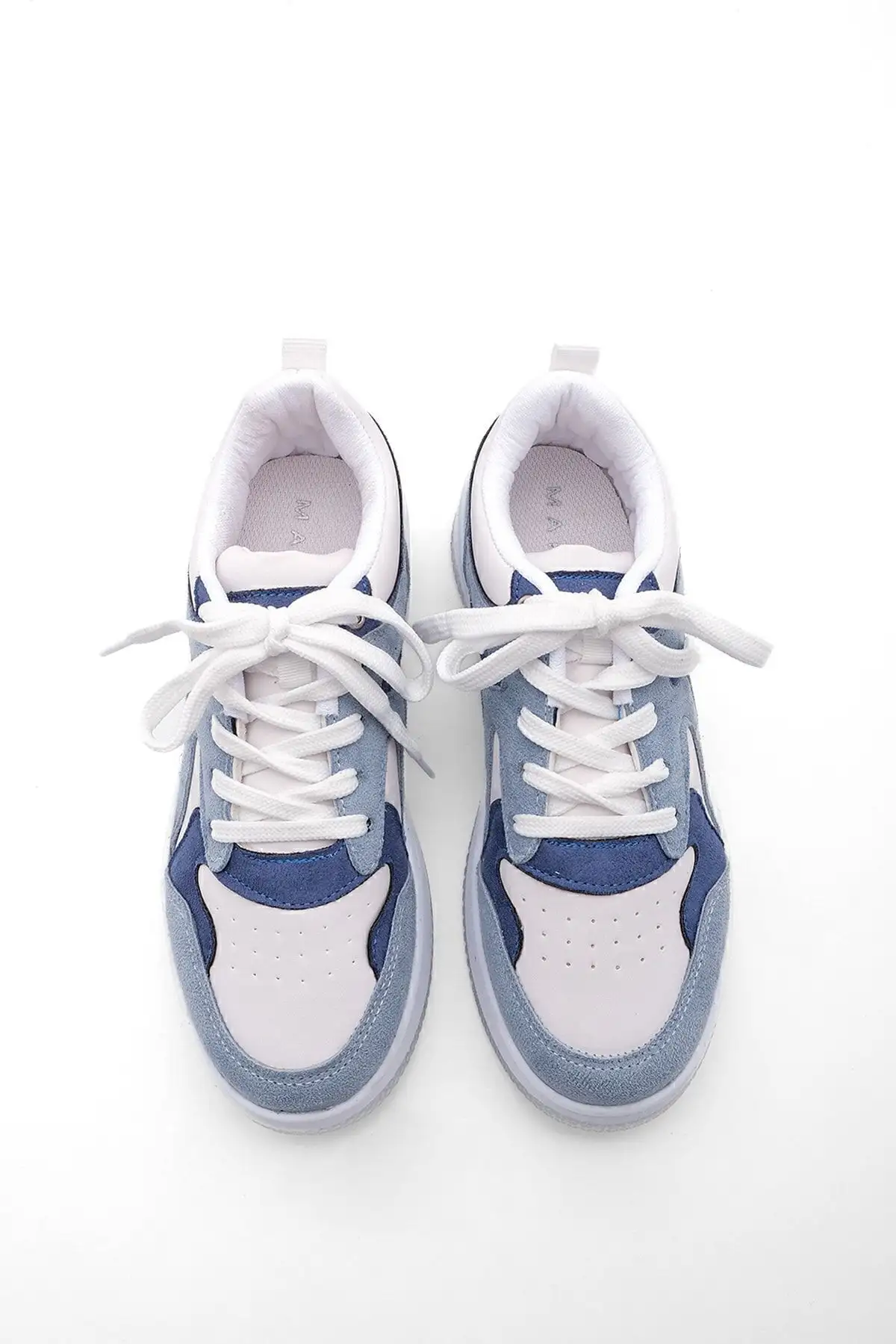 کفش ورزشی زنانه زیره بلند آریایی آبی - 334 کفش ورزشی زنانه زیره بلند آریایی آبی - 334