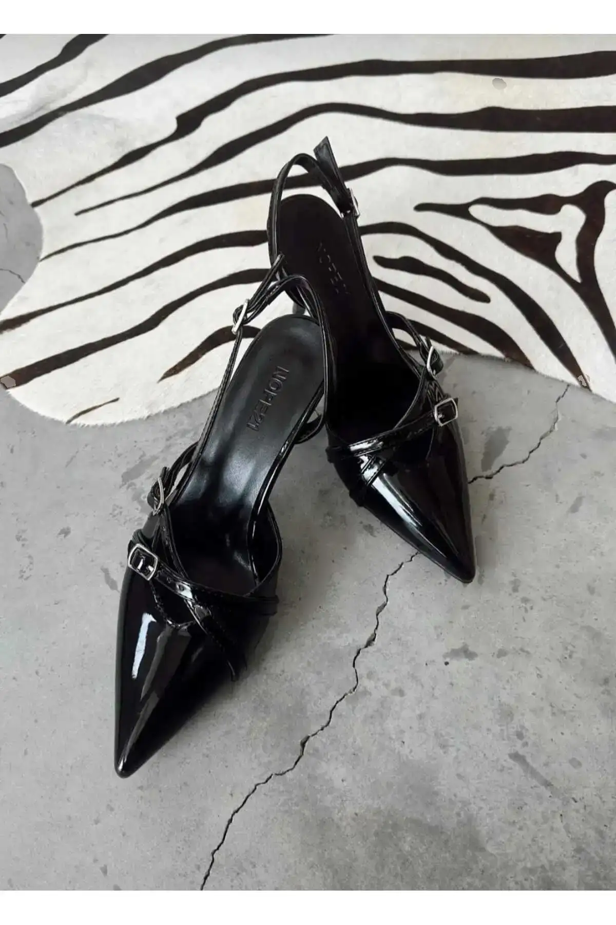 استایلتو چرمی مشکی زنانه - 430 استایلتو چرمی مشکی زنانه - 430