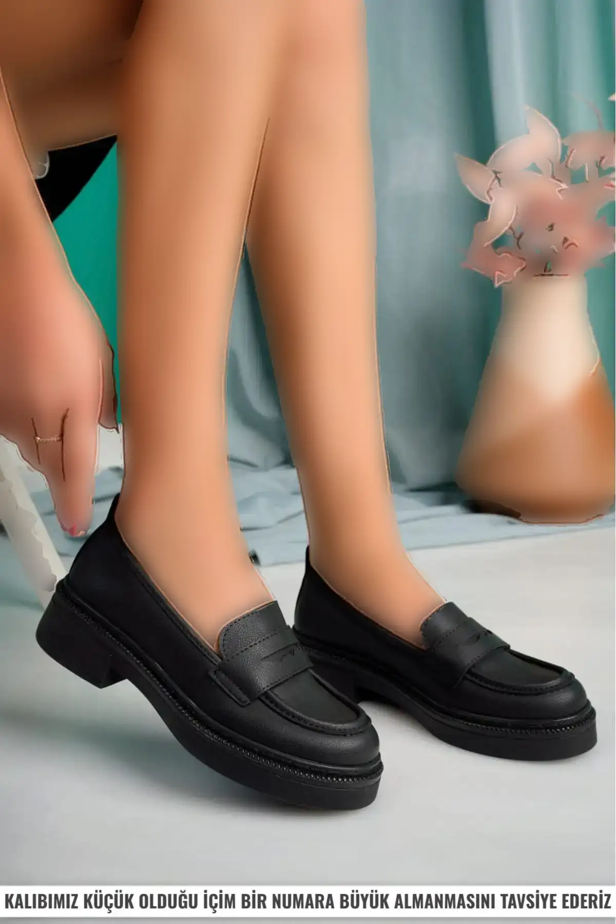 کفش لوفر پوست مشکی - 1257 کفش لوفر پوست مشکی - 1257