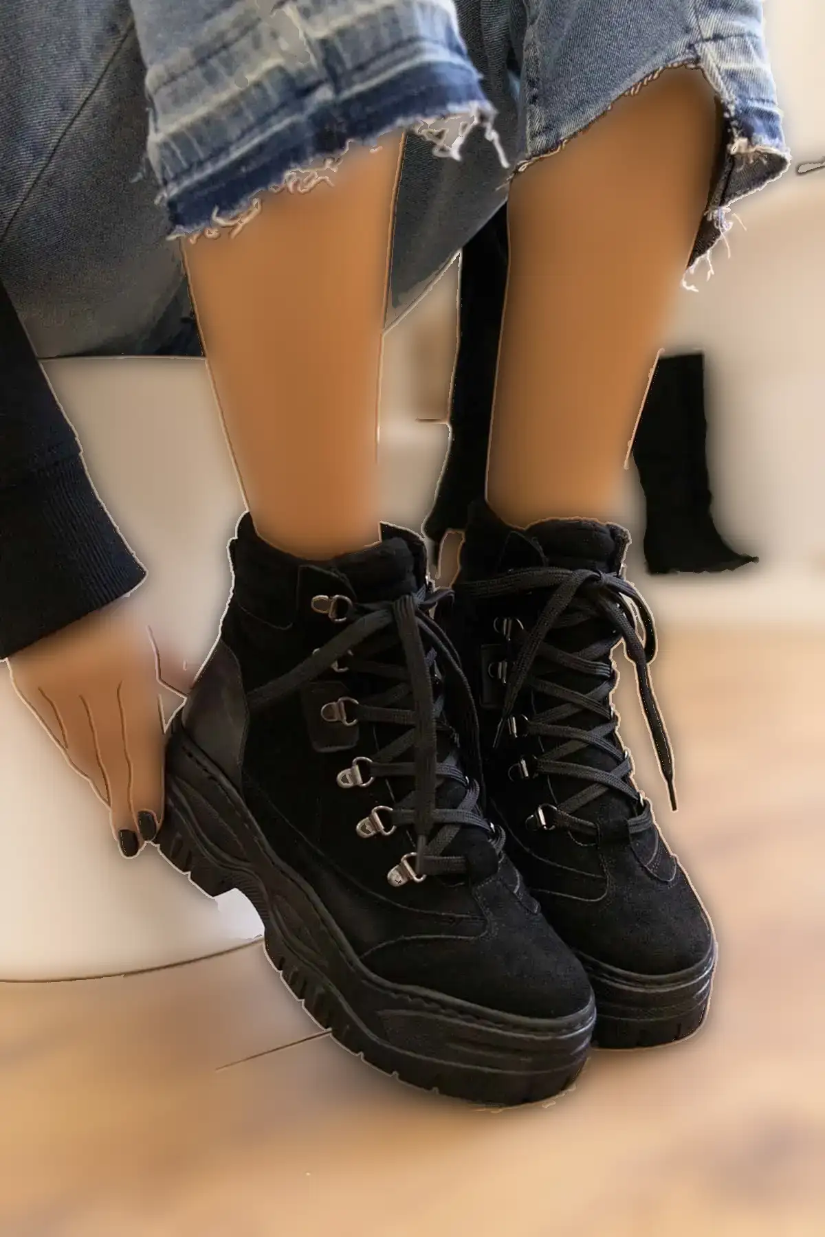 چکمه مشکی زنانه - 109 چکمه مشکی زنانه - 109