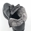 چرم اصل مردانه مشکی کژوال - 75