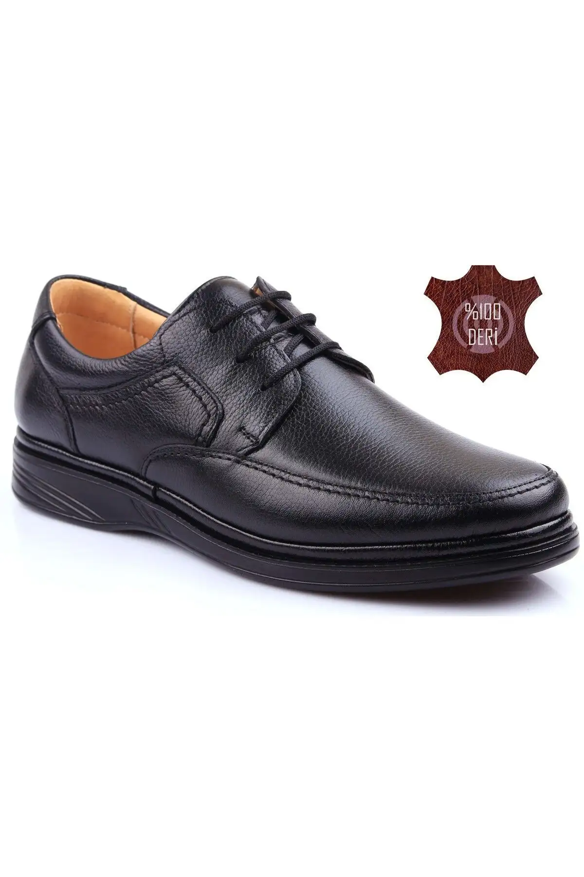 کفش های مردانه گاه به گاه 701-10 - 664 چرم طبیعی اولترا ارتوپدی سایز بزرگ 701-10