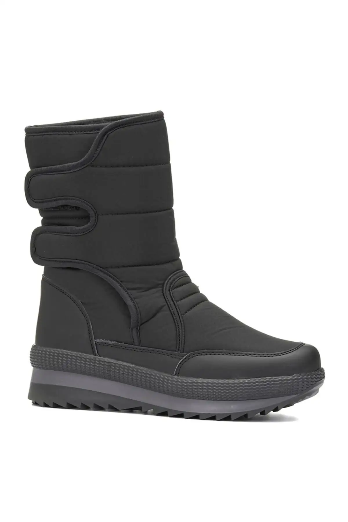 چکمه های برفی زنانه با داخل خز، زیره ضد لغزش و چسب حرارتی - 994