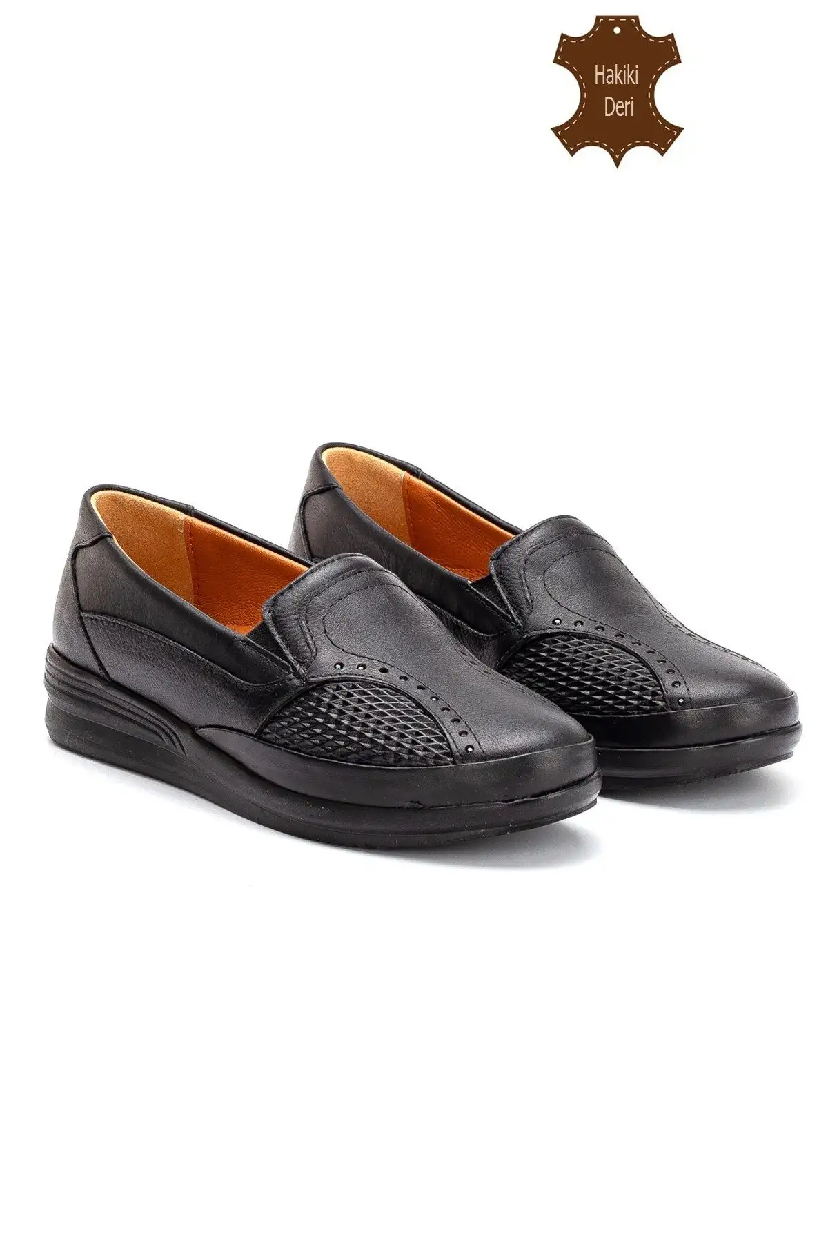 کفش مادر راحت بدون پاشنه دوزی شده چرم اصل زنانه Cd02 - 1224 کفش مادر راحت بدون پاشنه دوزی شده چرم اصل زنانه Cd02 - 1224