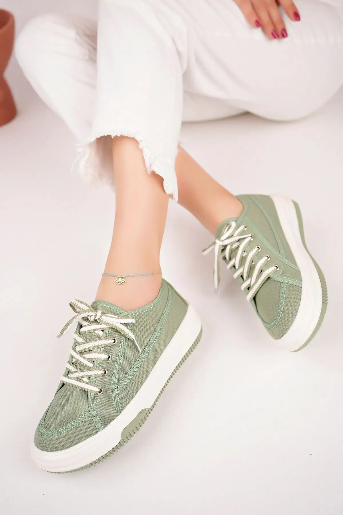 کفش راحتی زنانه سبز - 327 کفش راحتی زنانه سبز - 327