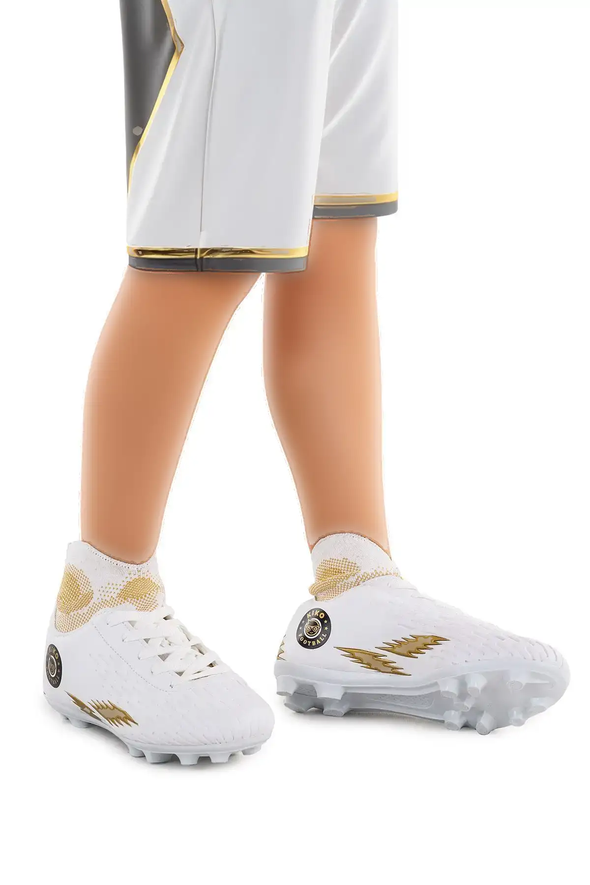 کفش فوتبال پسرانه 142 مدل FKP بالا - 387 کفش فوتبال پسرانه 142 مدل FKP بالا - 387