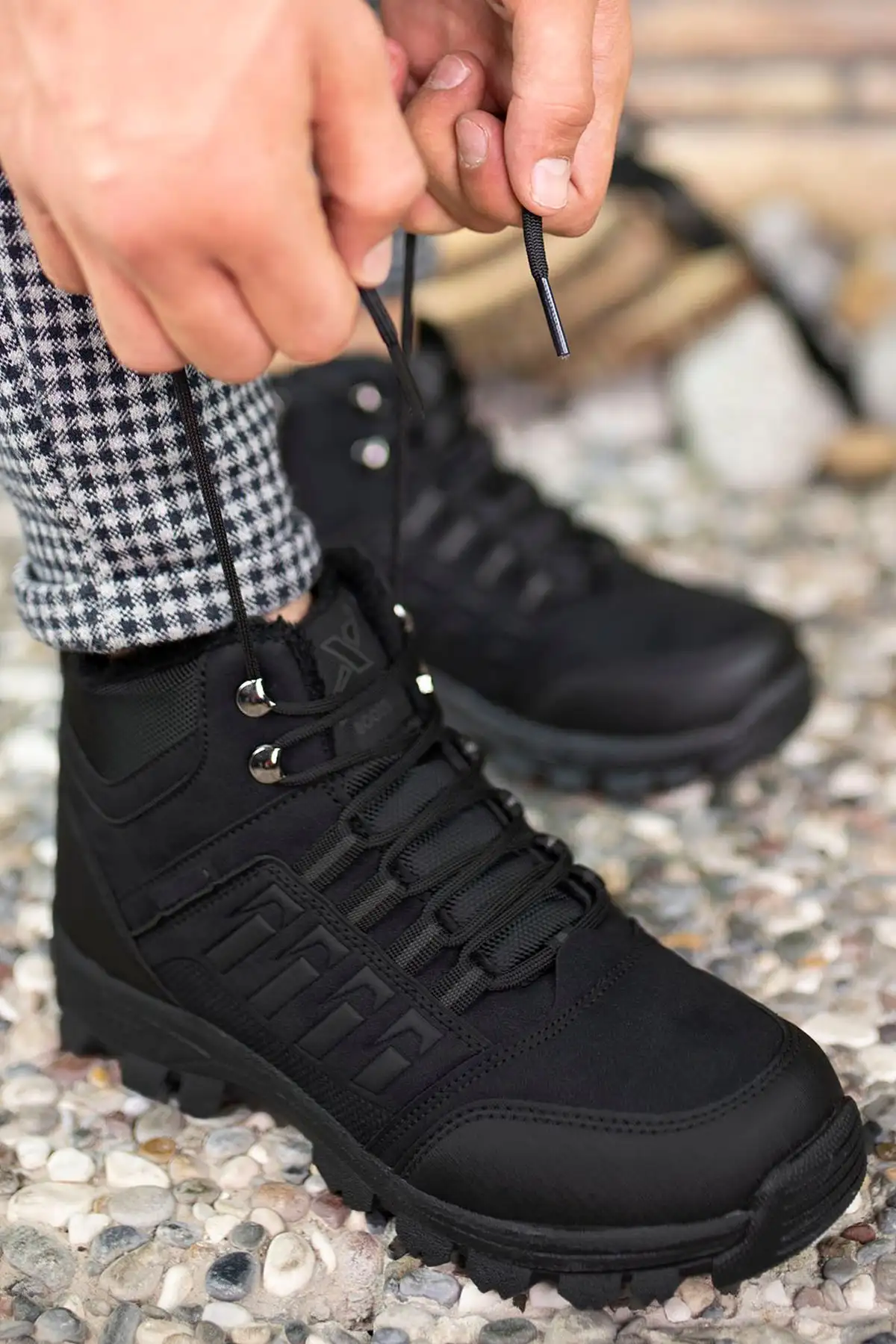 چکمه های یونیسکس مشکی 0012x6 - 526 چکمه های یونیسکس مشکی 0012x6 - 526