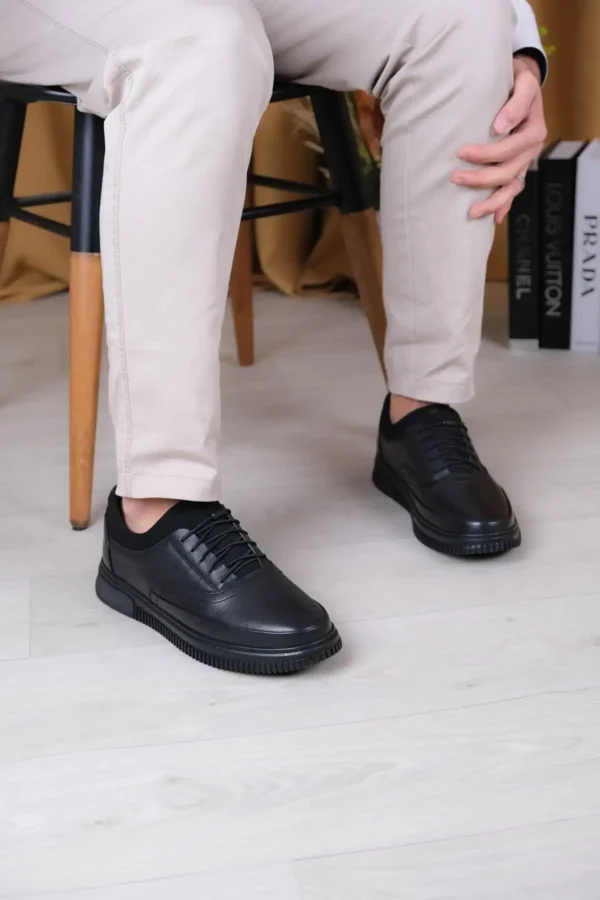 کفش ارتوپدی فول چرم طبیعی کش دار - 661