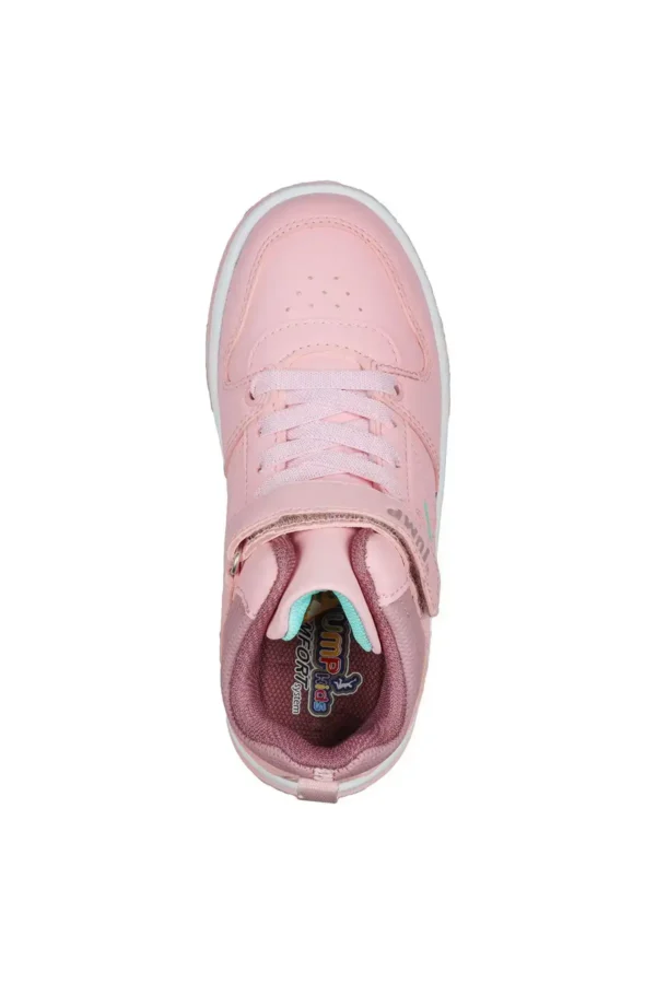 کفش اسپرت راحت 27758 Velcro High Top Rose Sneaker - 156