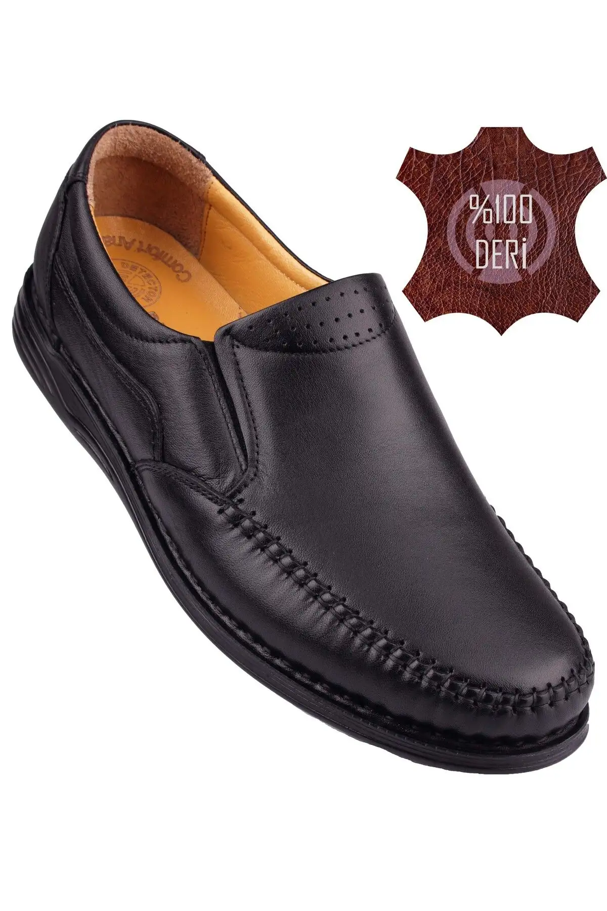 کفش راحتی مردانه داخلی و خارجی چرم طبیعی کامل ارتوپدی فوق العاده راحت DTC015 - 674 کفش راحتی مردانه داخلی و خارجی چرم طبیعی کامل ارتوپدی فوق العاده راحت DTC015 - 674