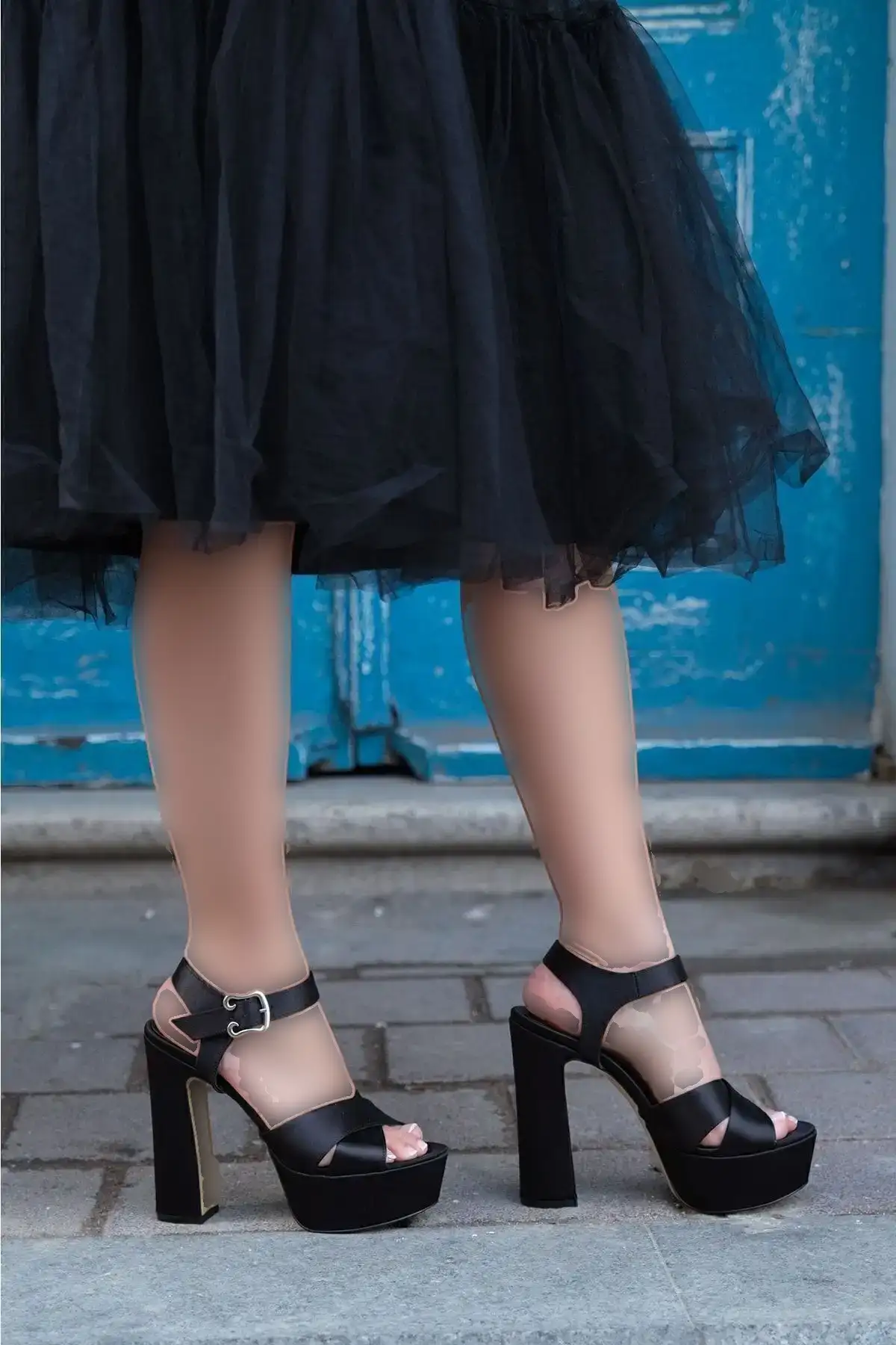 کفش مجلسی مجلسی زنانه ساتن مشکی - 458 کفش مجلسی مجلسی زنانه ساتن مشکی - 458