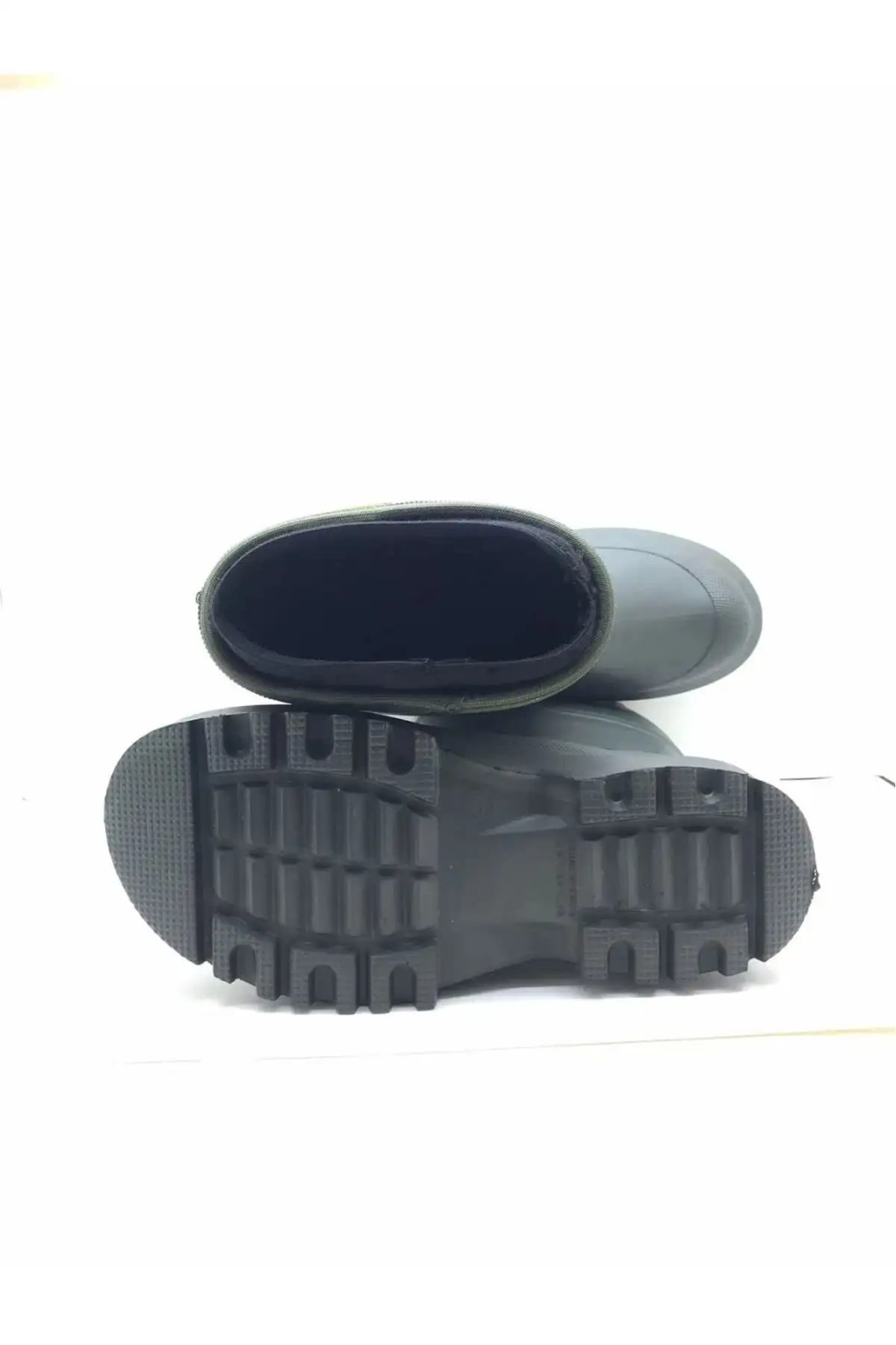 چکمه های برفی مردانه خاکی ضد آب Eva Sole Hunter Fisherman Biker Courier Rain Snow Boots با جوراب حرارتی - 1137 چکمه های برفی مردانه خاکی ضد آب Eva Sole Hunter Fisherman Biker Courier Rain Snow Boots با جوراب حرارتی - 1137