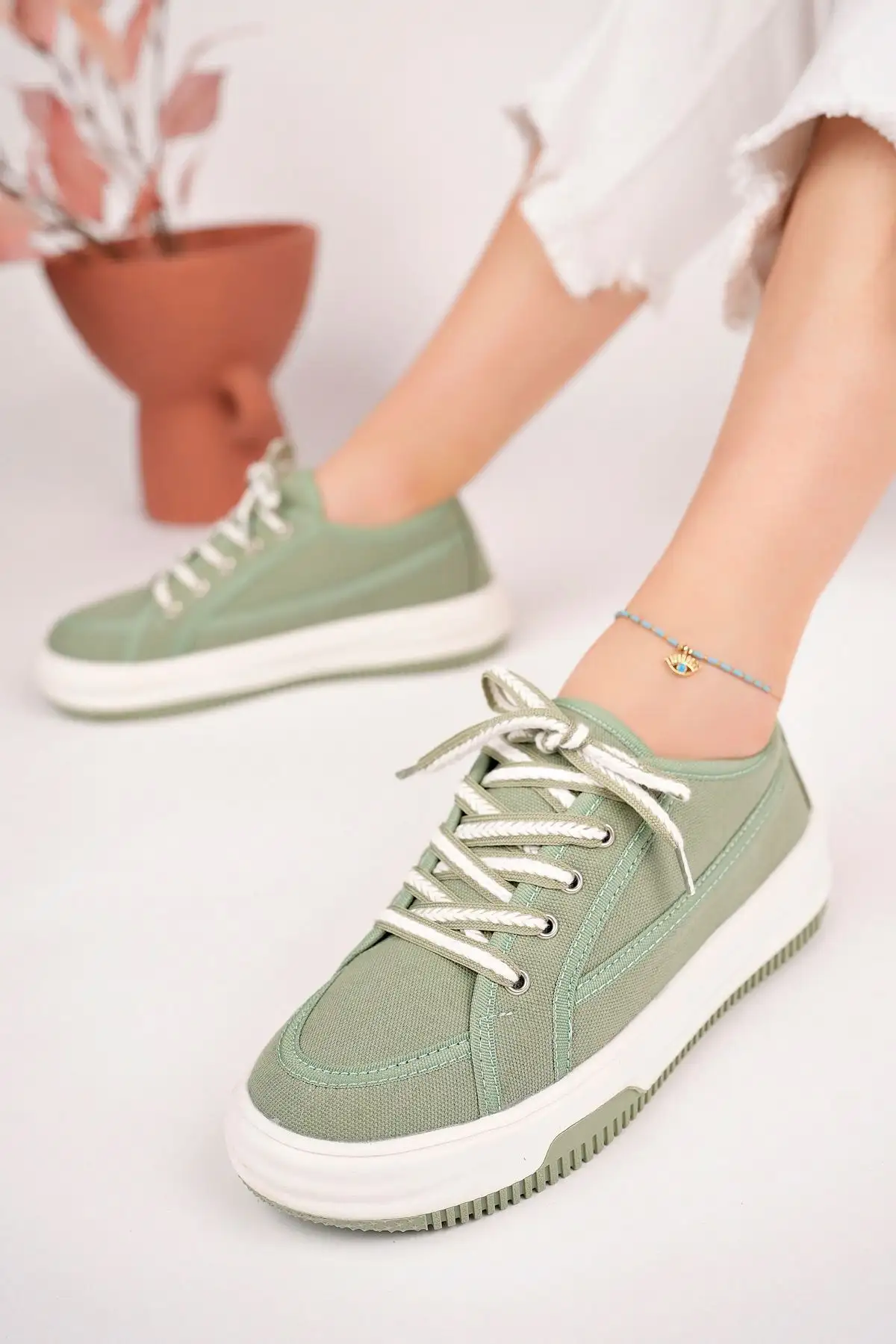 کفش راحتی زنانه سبز - 327 کفش راحتی زنانه سبز - 327