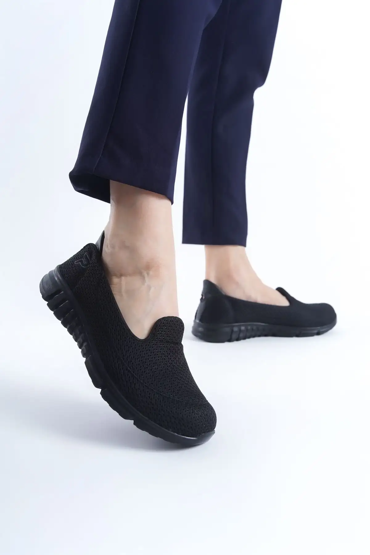 کفش راحتی بالرین زیره ارتوپدی مشکی زنانه - 1212 کفش راحتی بالرین زیره ارتوپدی مشکی زنانه - 1212