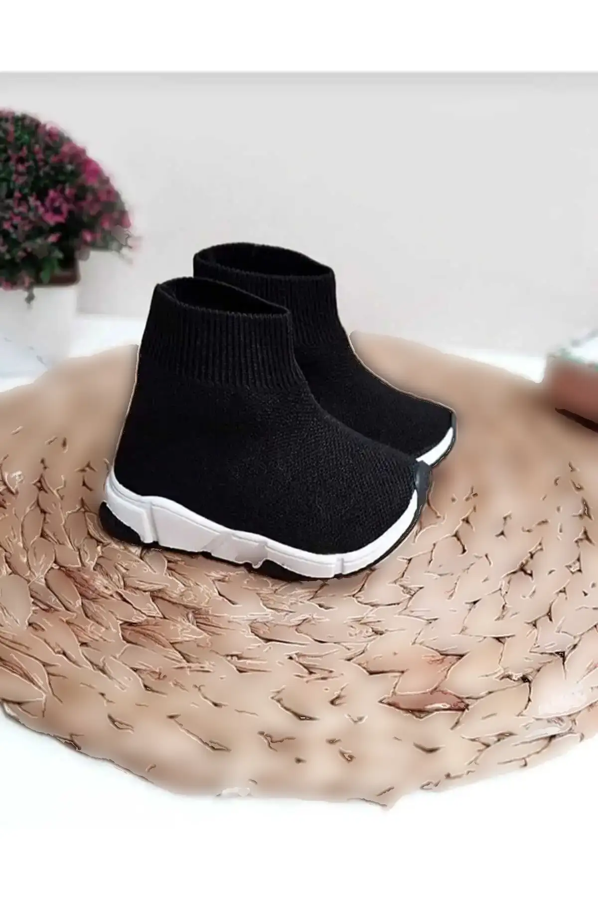 جوراب بچه گانه یونیسکس مدل مشکی - 162 جوراب بچه گانه یونیسکس مدل مشکی - 162