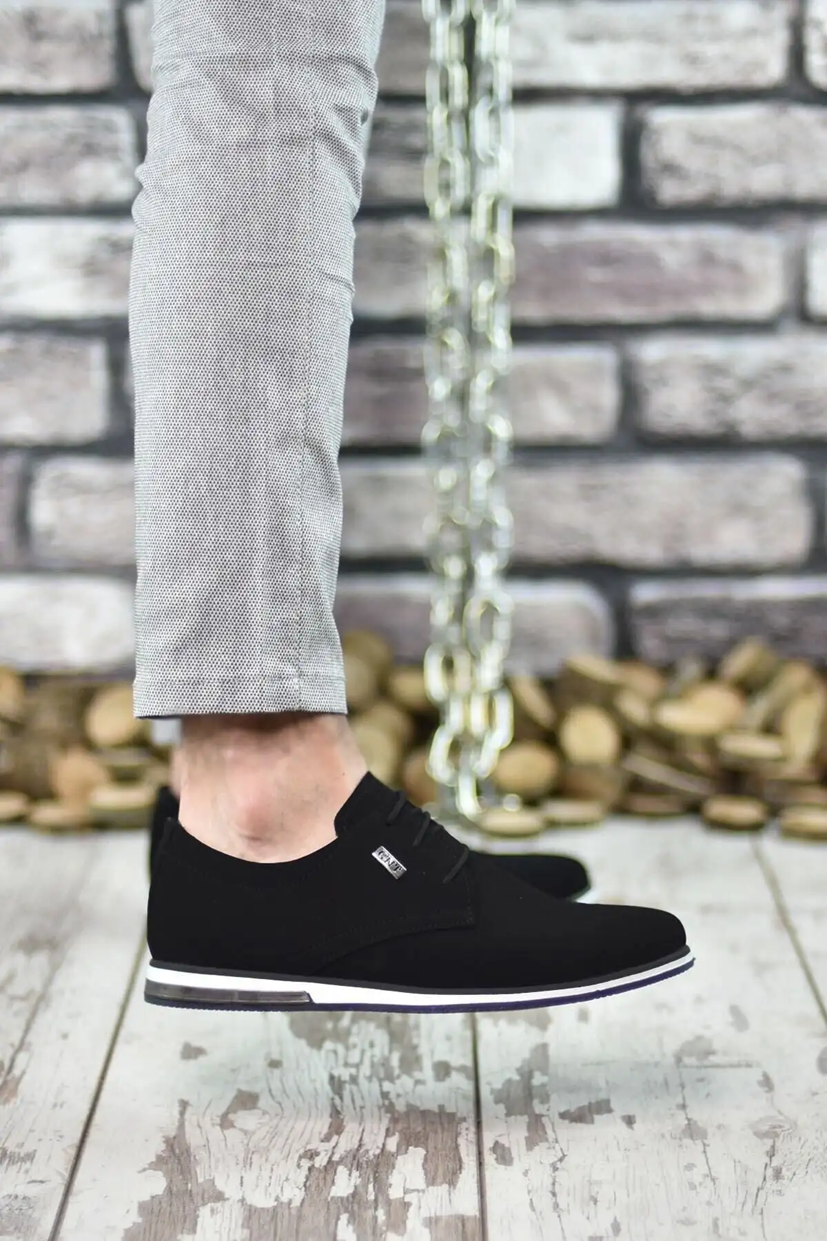 مشکی سفید مردانه کژوال 0012211 - 698 مشکی سفید مردانه کژوال 0012211 - 698