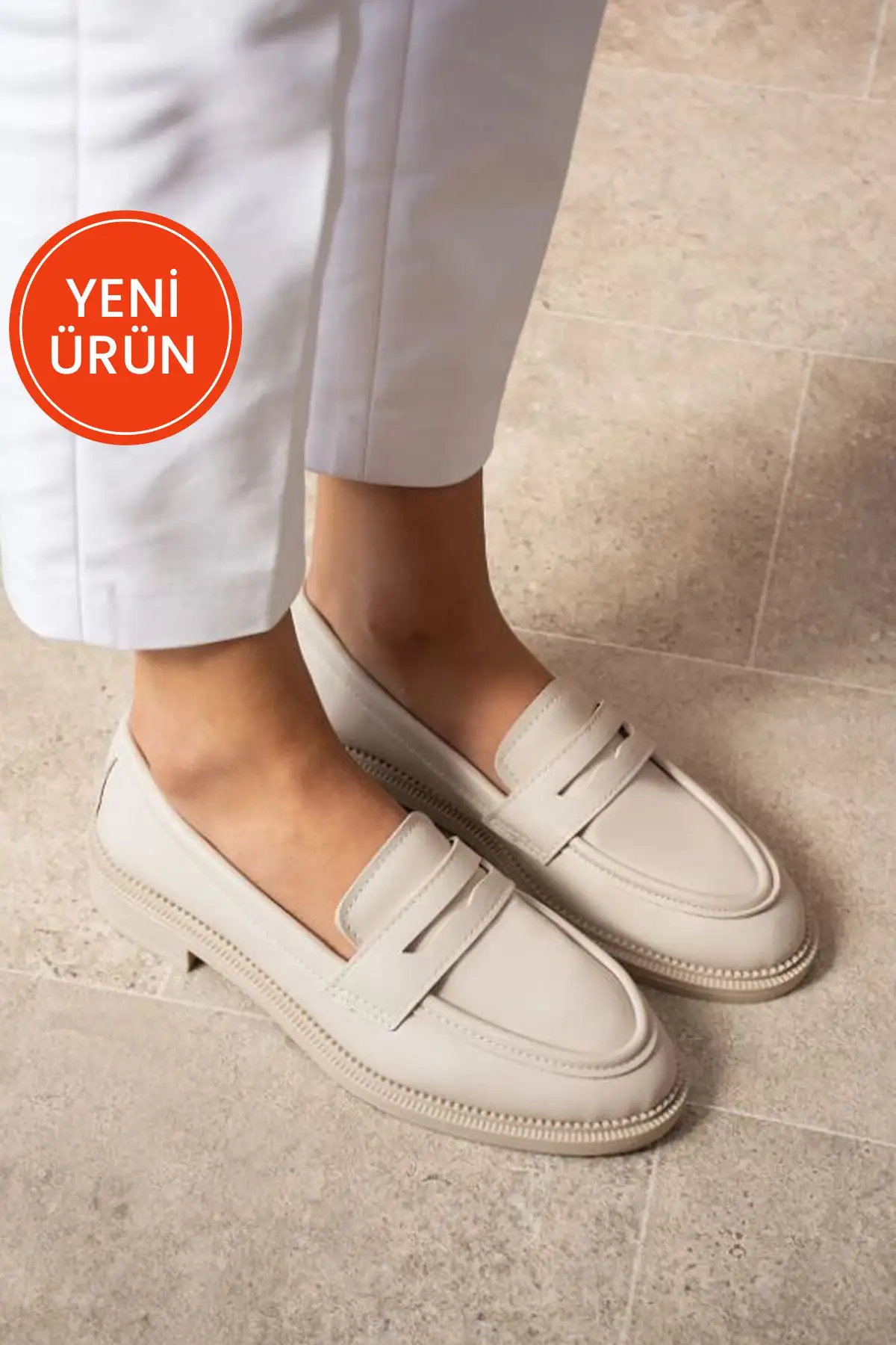 رنگ پوست زنانه کفش راحت روزانه موکاسین کلاسیک لوفر - 684 رنگ پوست زنانه کفش راحت روزانه موکاسین کلاسیک لوفر - 684