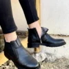 چکمه های زیره لاستیکی زیپ دار زمستانی مقاوم M104 Shearling Proof Water & Cold Proof Shearling - 528