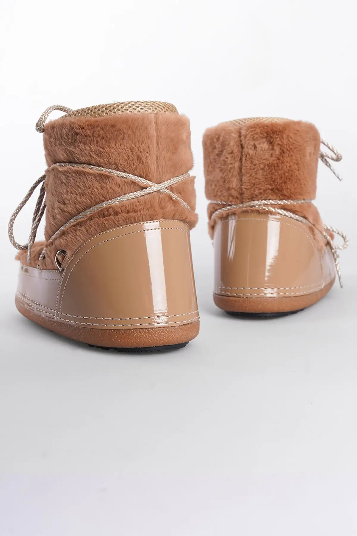 چکمه های برفی زنانه زیره ضخیم شِرلینگ - 1358 چکمه های برفی زنانه زیره ضخیم شِرلینگ - 1358