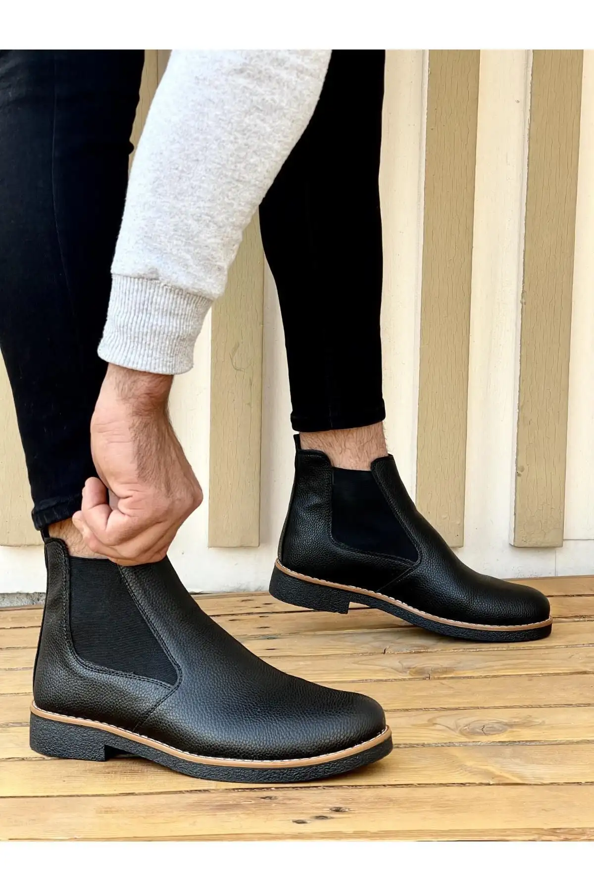 چکمه های چلسی یونیسکس ارتوپدی تضمینی Muleka - 81 چکمه های چلسی یونیسکس ارتوپدی تضمینی Muleka - 81