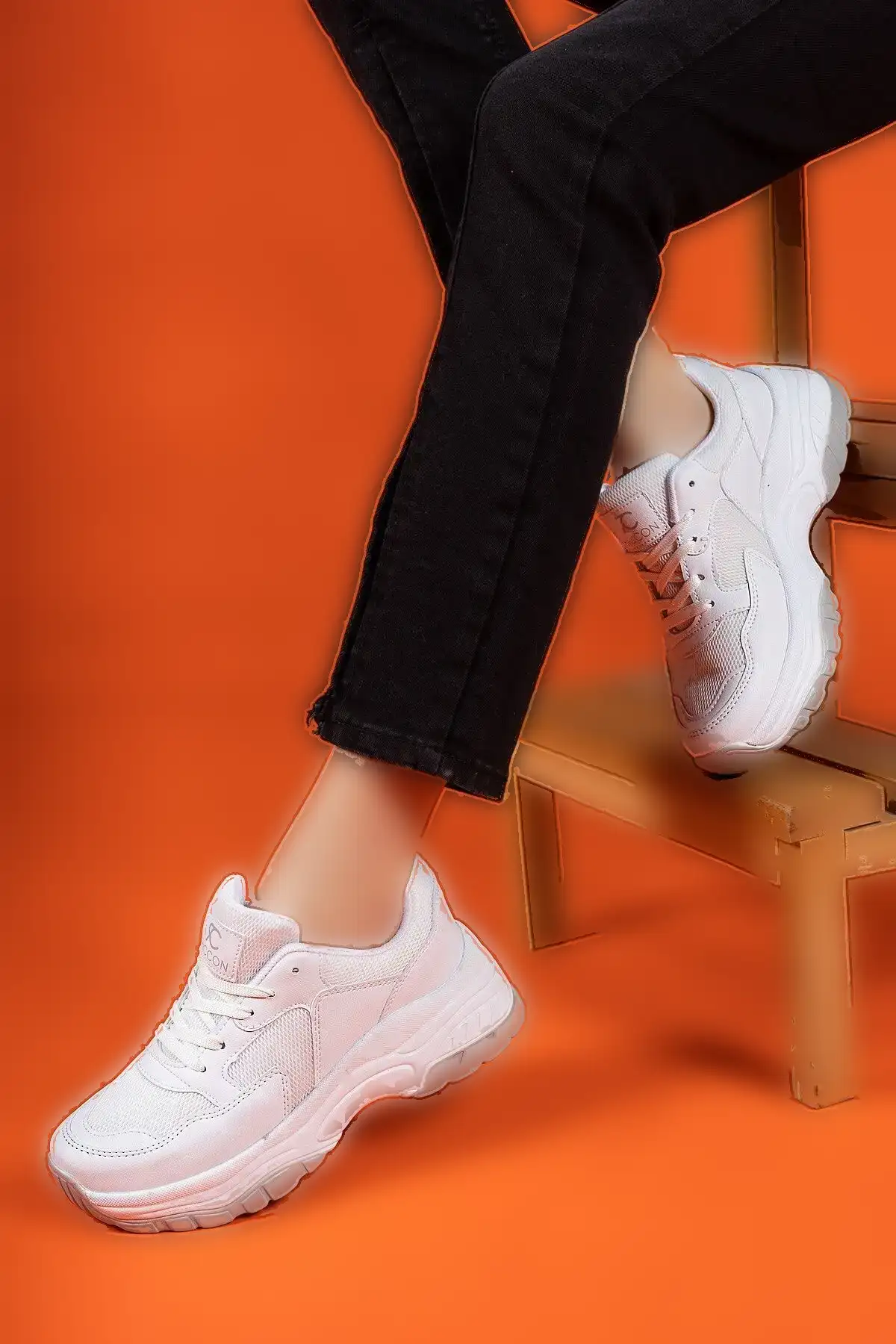 کفش کتانی زنانه سفید 0012140 - 314 کفش کتانی زنانه سفید 0012140 - 314