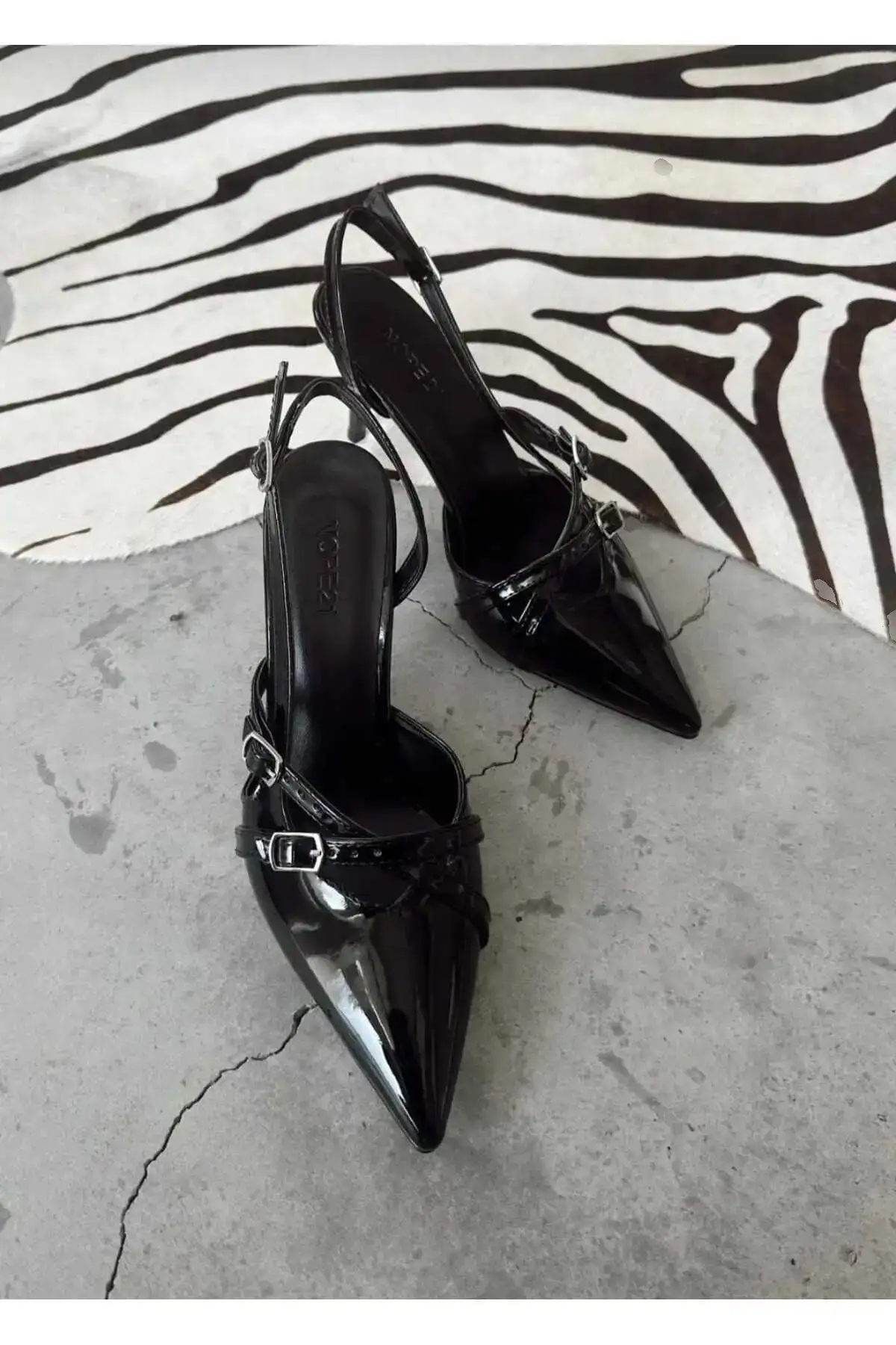 استایلتو چرمی مشکی زنانه - 430 استایلتو چرمی مشکی زنانه - 430