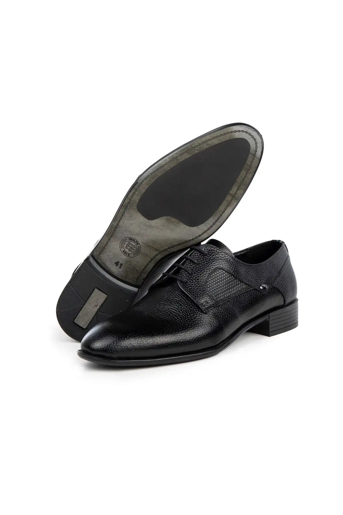 کفش کلاسیک مردانه چرم اصل Sace، کفش کلاسیک دربی، کفش کلاسیک توری - 718