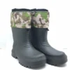 چکمه های برفی مردانه خاکی ضد آب Eva Sole Hunter Fisherman Biker Courier Rain Snow Boots با جوراب حرارتی - 1137