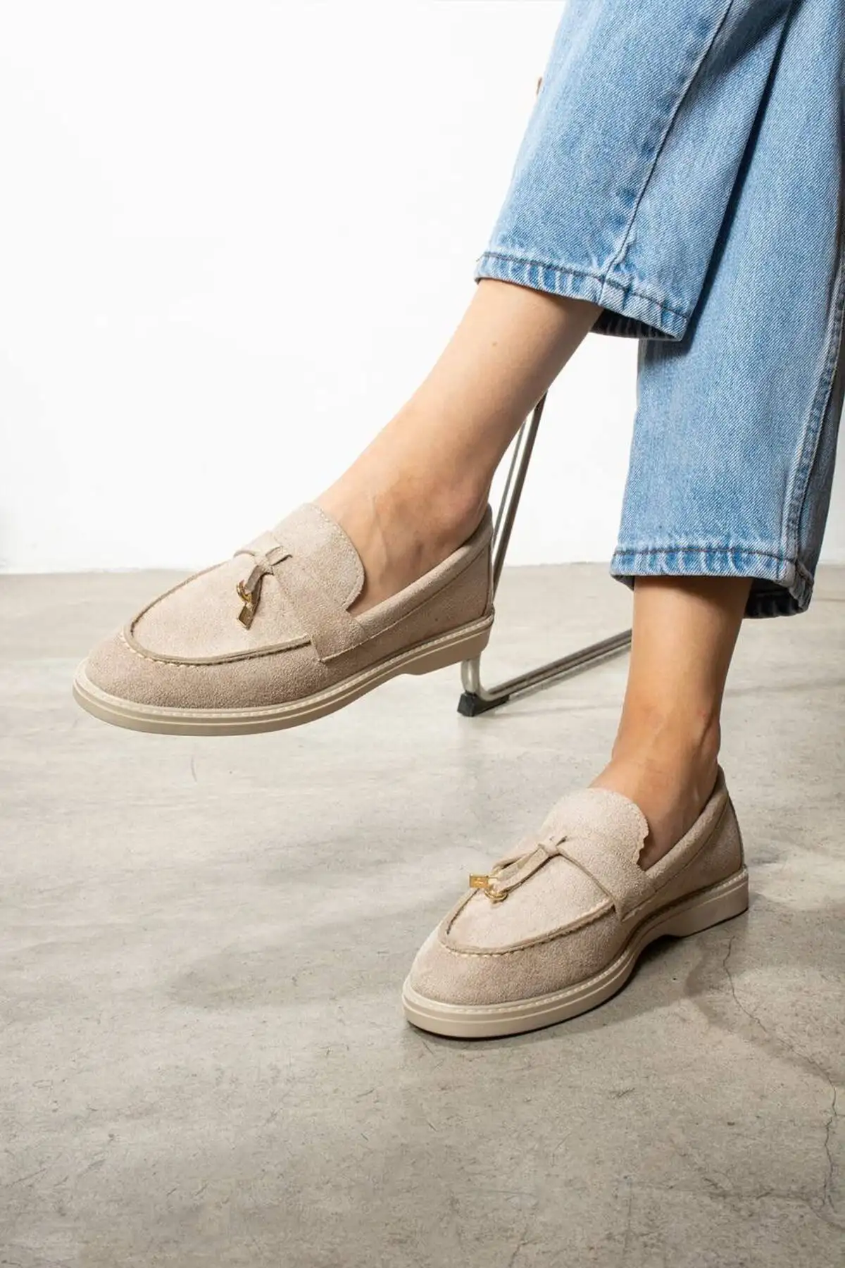 کفش روزانه زنانه جیر لوفر - 1244 کفش روزانه زنانه جیر لوفر - 1244