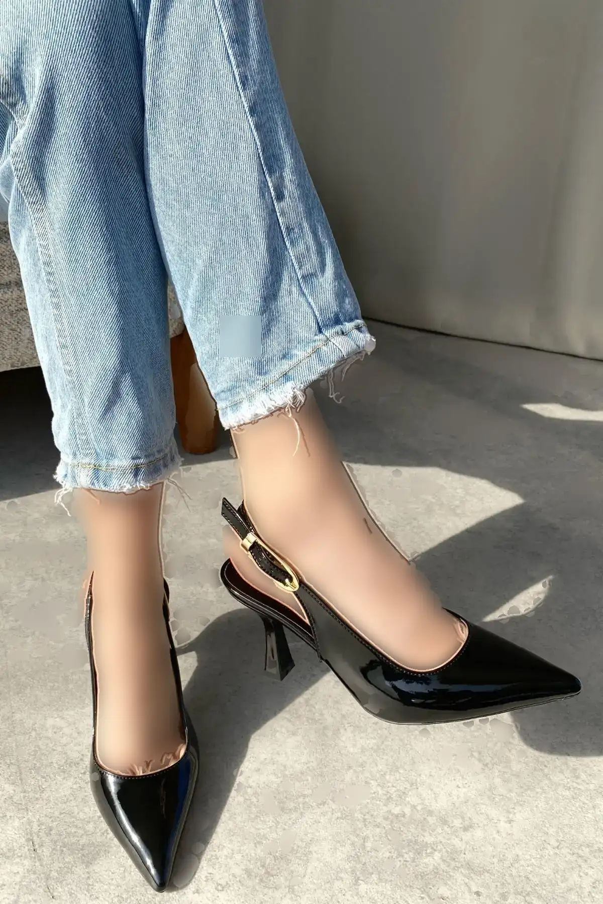 کفش پاشنه دار زنانه Ovis - چرم مشکی - 422 کفش پاشنه دار زنانه Ovis - چرم مشکی - 422