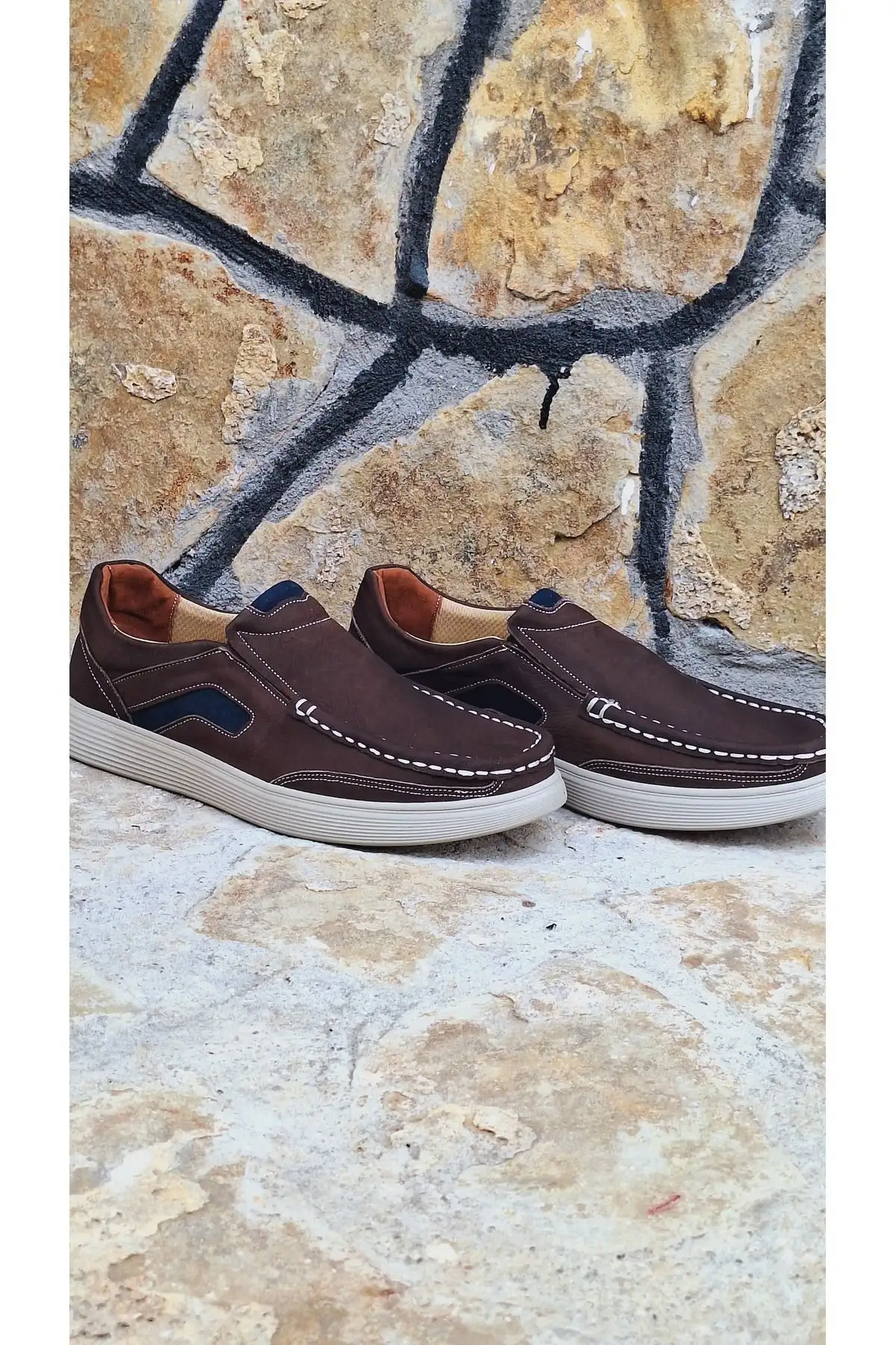 کفش مردانه روزانه چرمی نوبوک - 694 کفش مردانه روزانه چرمی نوبوک - 694