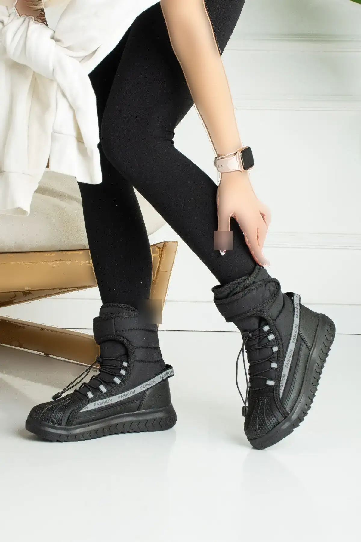 چکمه های برفی یونیسکس زنانه - مردانه - بچه گانه با خز داخل، نوار چسب، کفش زیره ضد لغزش - 1038 چکمه های برفی یونیسکس زنانه - مردانه - بچه گانه با خز داخل، نوار چسب، کفش زیره ضد لغزش - 1038