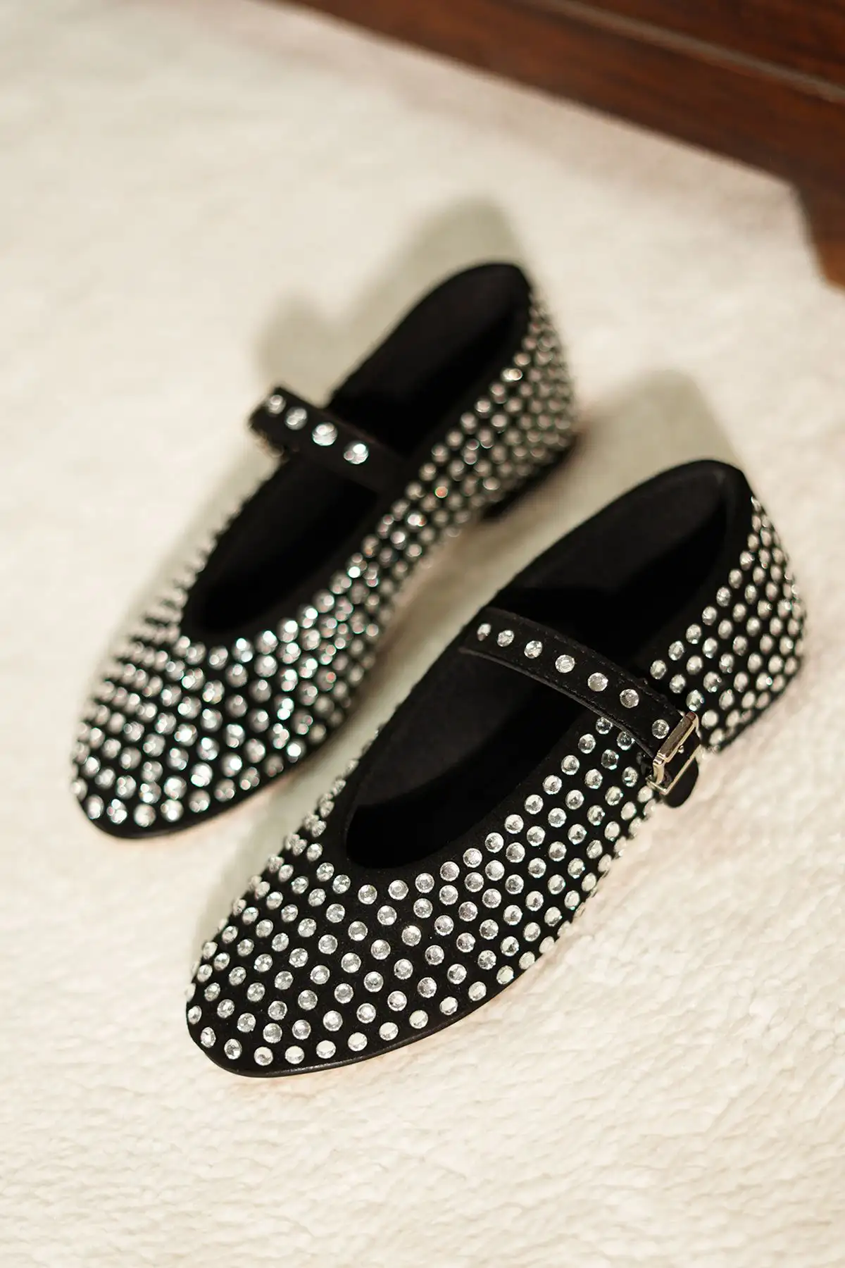 کلاه ایمنی زنانه سنگ بالرین کفش Mary Jane Tevila Black - 782 کلاه ایمنی زنانه سنگ بالرین کفش Mary Jane Tevila Black - 782