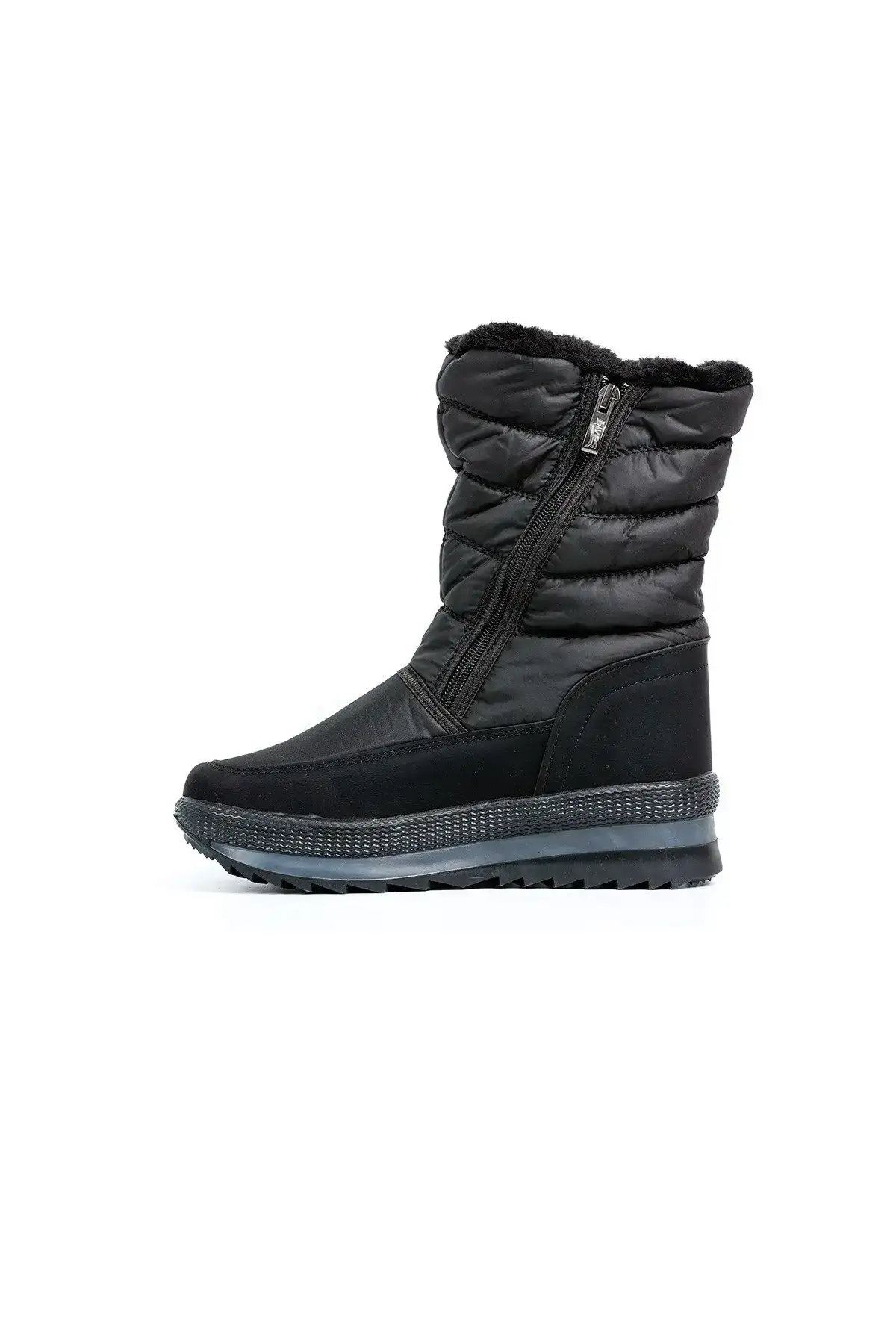 زنانه - دخترانه - چکمه های زمستانی آناتومیک کف خز زمستانی یونیسکس - مشکی - 1008 زنانه - دخترانه - چکمه های زمستانی آناتومیک کف خز زمستانی یونیسکس - مشکی - 1008