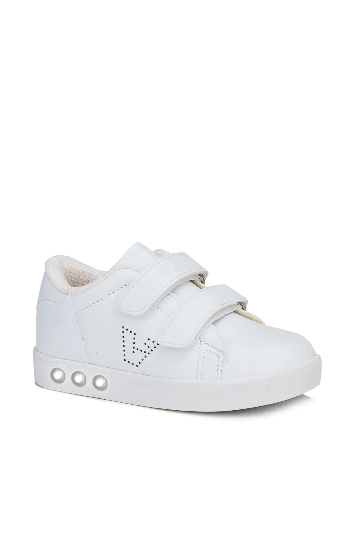 Oyo Lighted Unisex First Step White Sneaker - 128