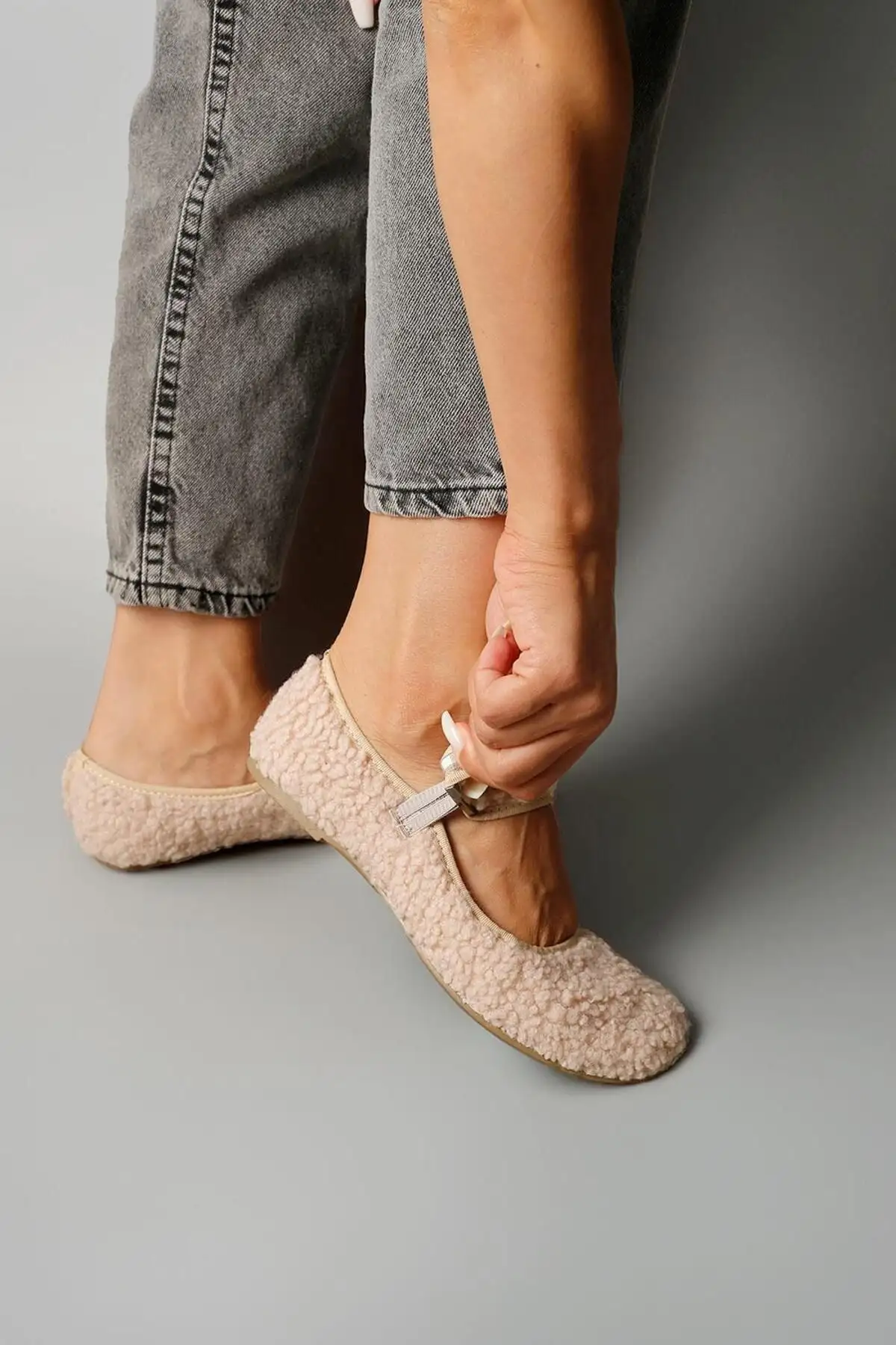 زنانه بژ مری جین تدی مخمل دار تک بند روزانه بالرین بالرین بالرین Byndmj01 - 1296 زنانه بژ مری جین تدی مخمل دار تک بند روزانه بالرین بالرین بالرین Byndmj01 - 1296