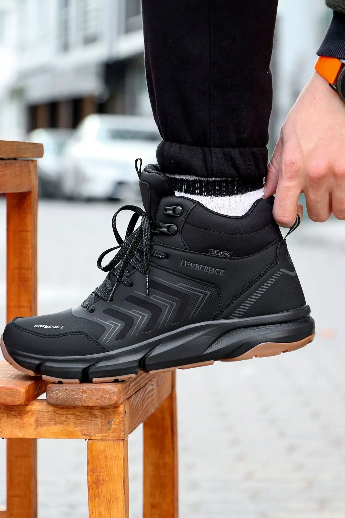 چکمه های مردانه در فضای باز ضد آب کفی راحت هری - 1041 چکمه های مردانه در فضای باز ضد آب کفی راحت هری - 1041