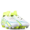 کفش فوتبال مردانه با جوراب Astroturf سفید/زرد - 883