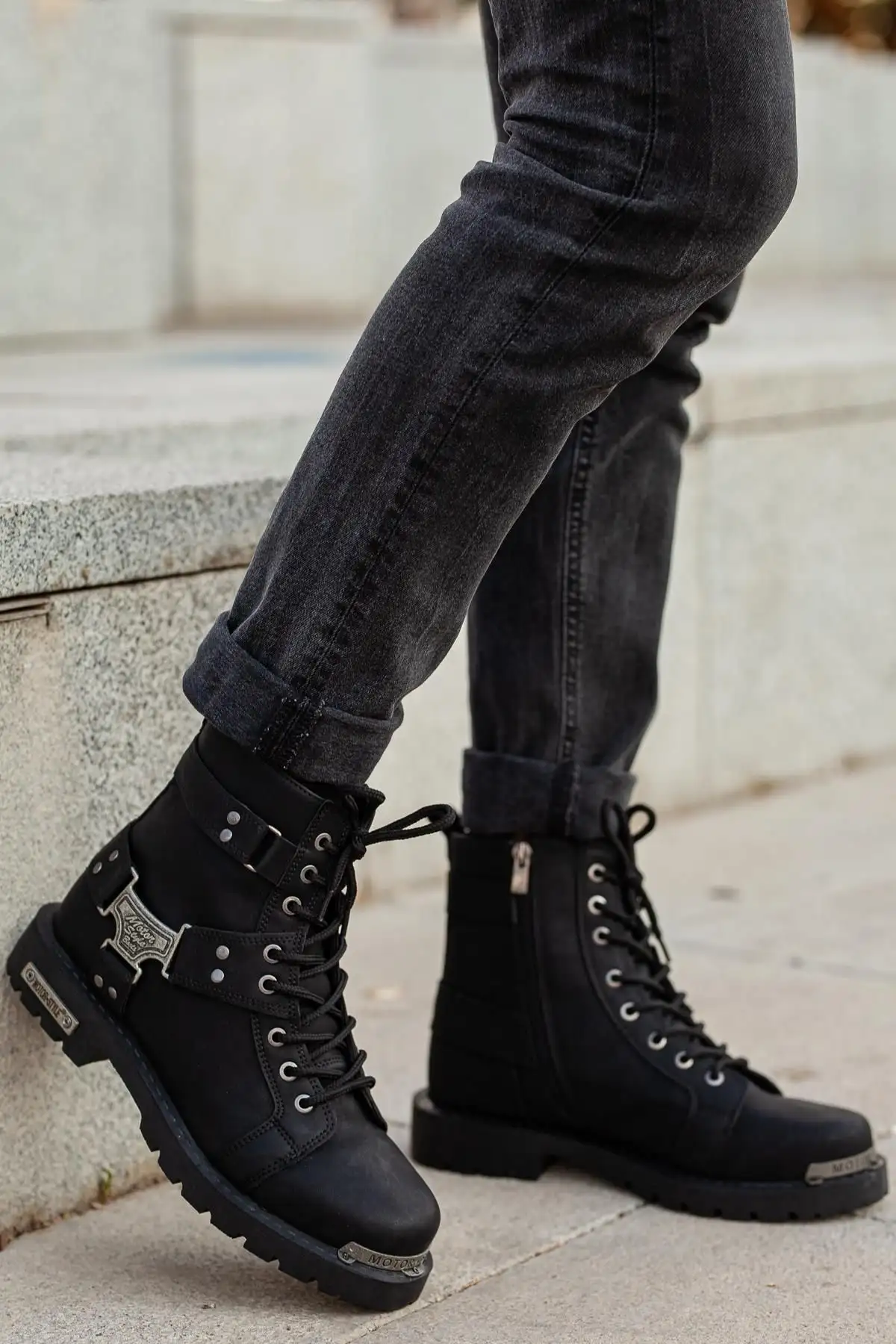 چکمه موتور یونیسکس تضمینی M512 - 74 چکمه موتور یونیسکس تضمینی M512 - 74